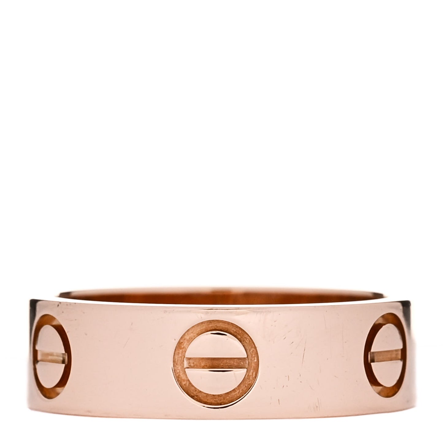 18K Pink Gold 5.5mm LOVE Ring 50 5.25