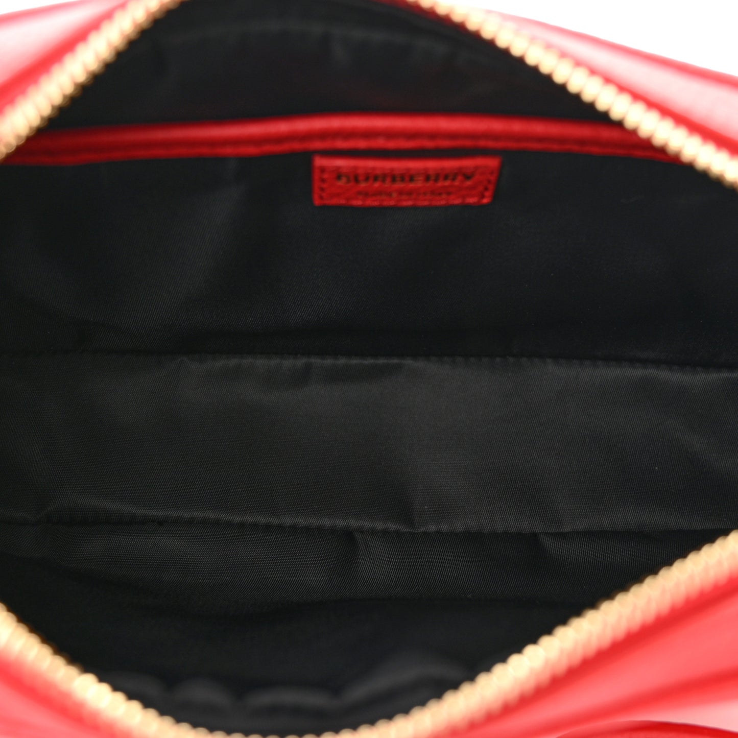 Calfskin Monogram Embossed Small Elongated Camera Bag Red