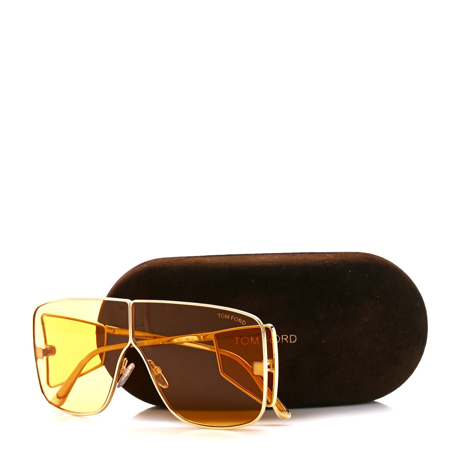 Square Spector Sunglasses TF 708 Gold