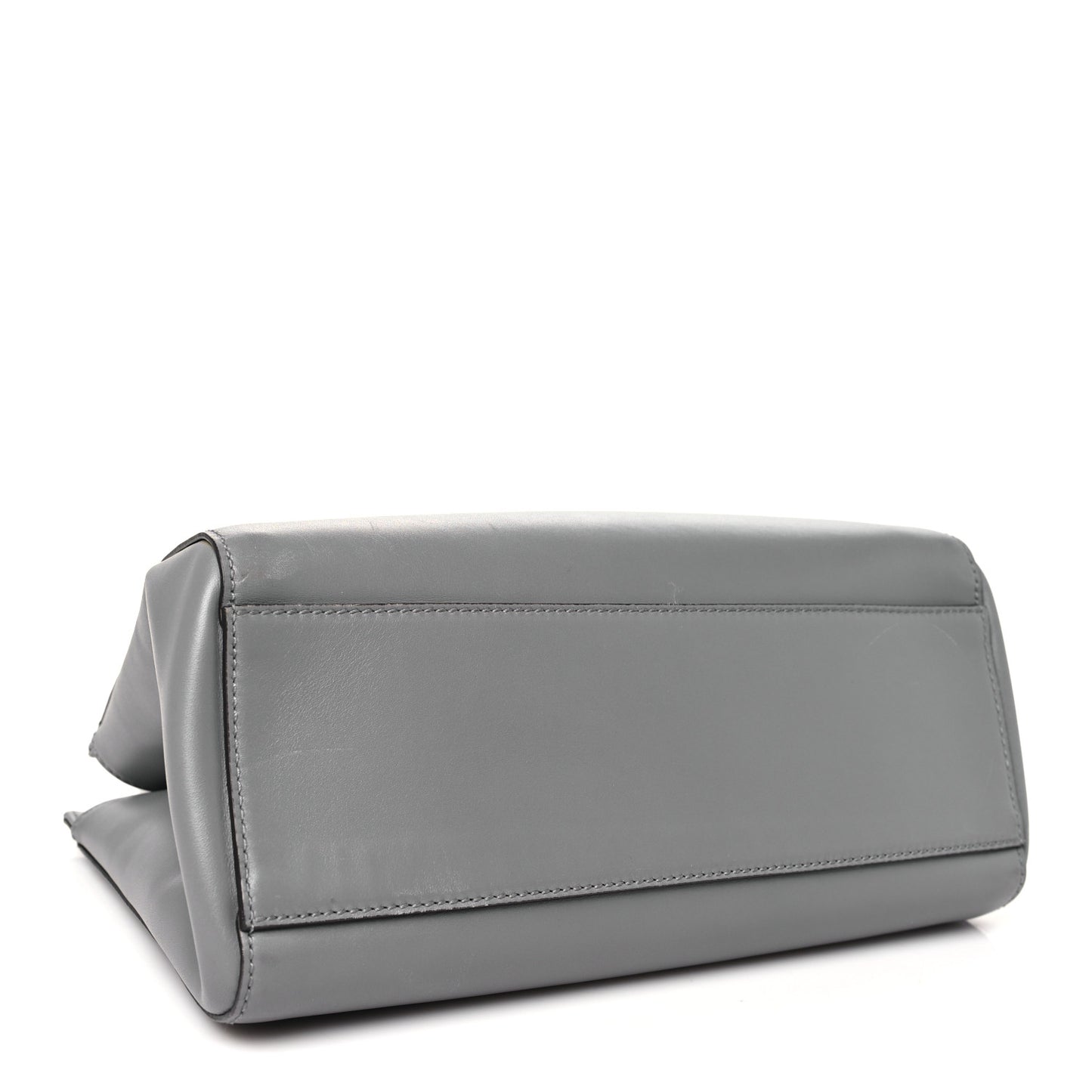 Nappa Bamboo Small Nymphaea Top Handle Bag Grey