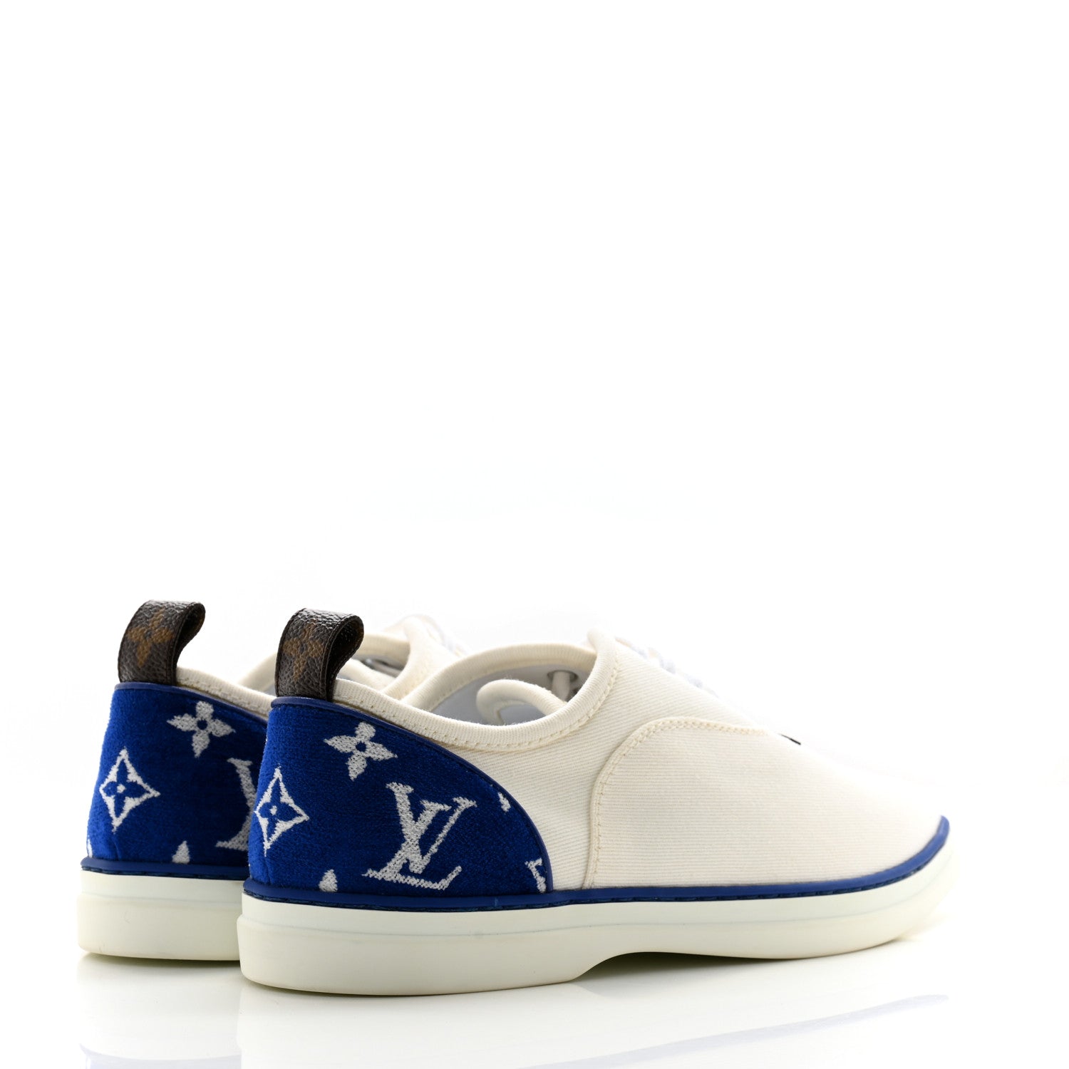 Louis Vuitton Canvas Monogram Matchpoint Sneakers 37 White 4 of 11