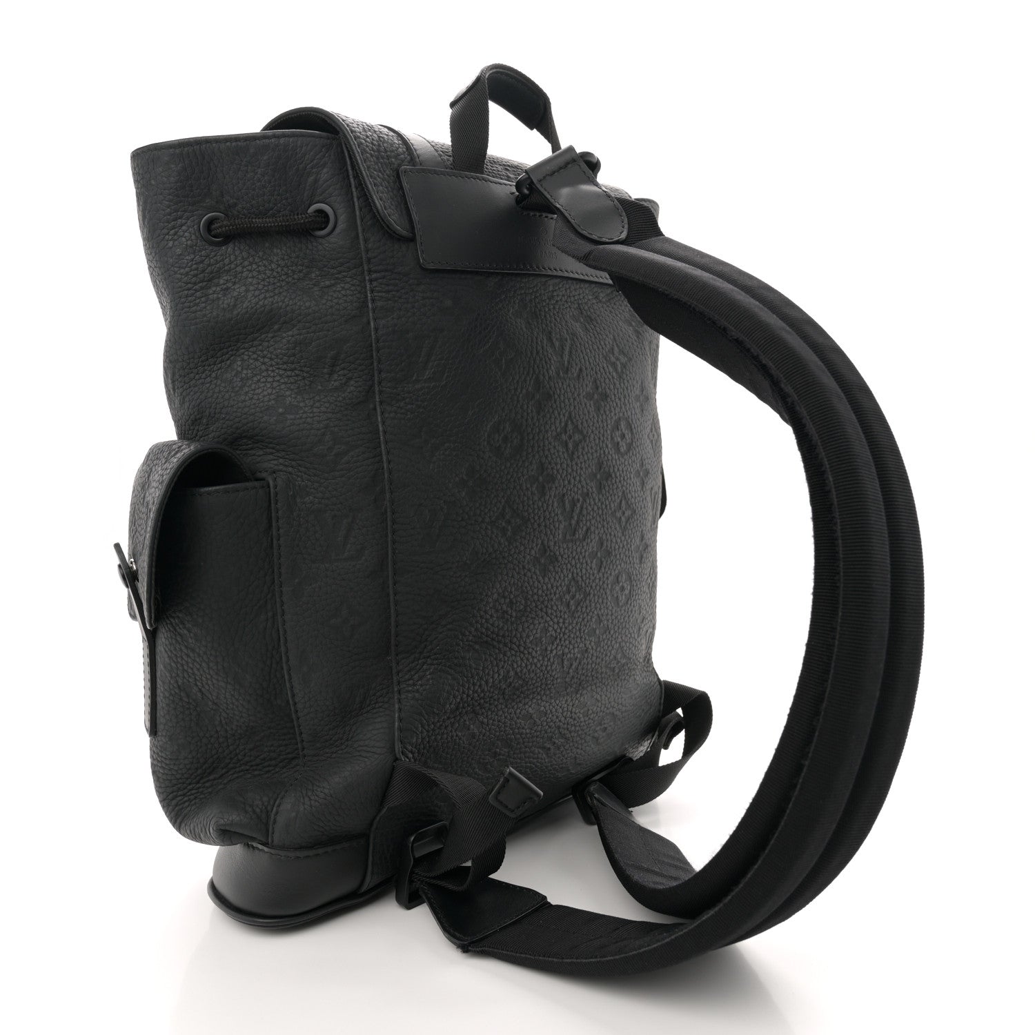 Louis Vuitton Taurillon Monogram Christopher MM Backpack Black 3 of 11