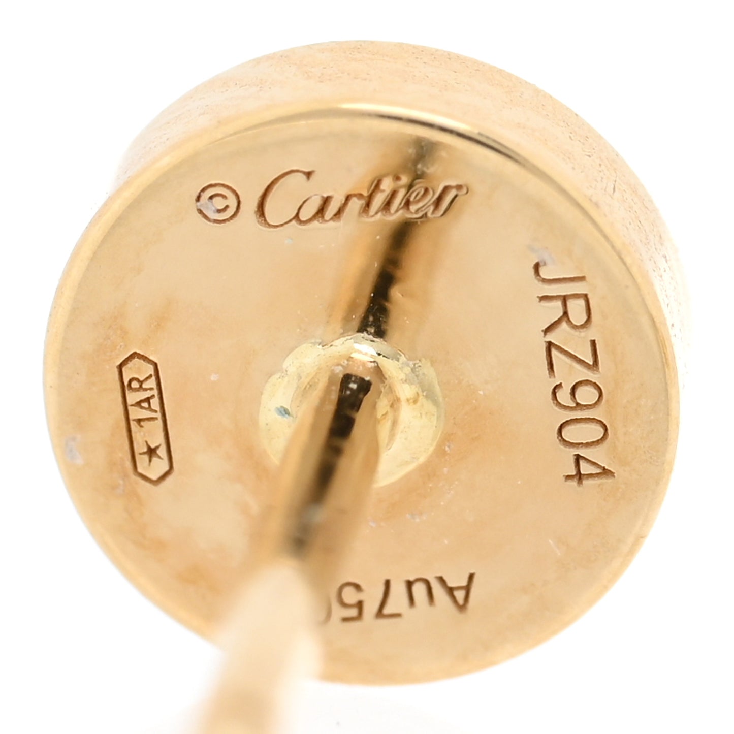 18K Yellow Gold LOVE Earrings