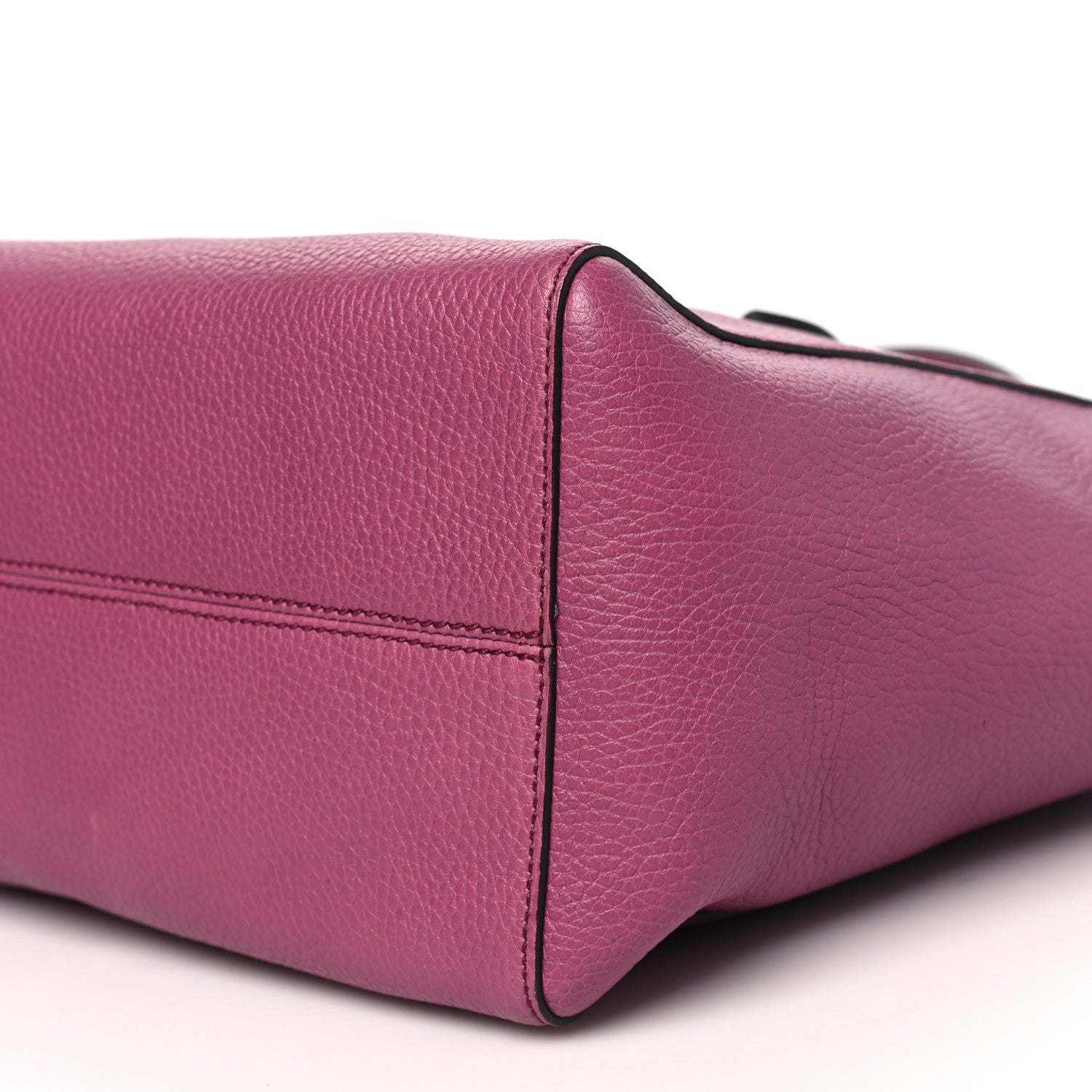 Gucci Dollar Calfskin Small Swing Tote Peonia Flower Washed Blue 9 of 10