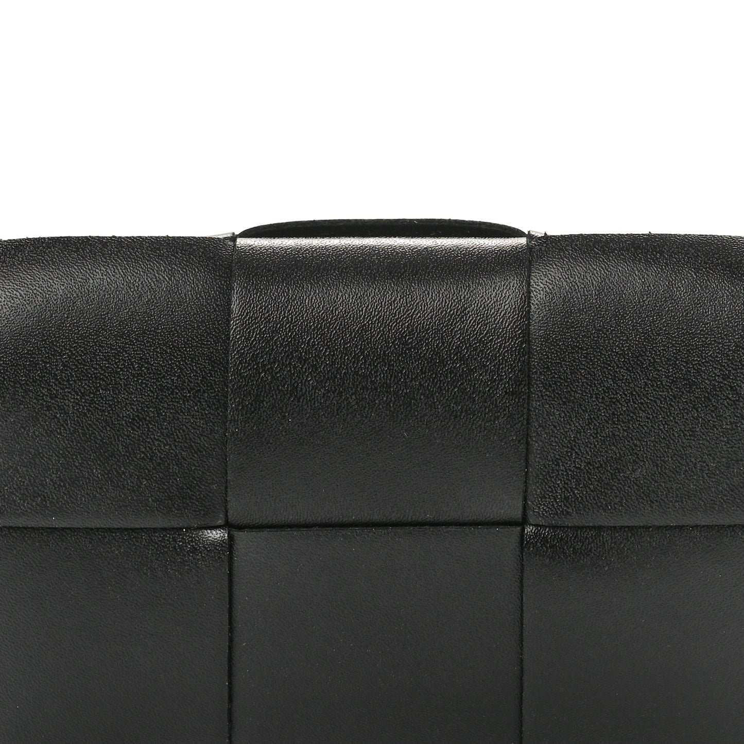Nappa Maxi Intrecciato Card Holder Wallet Black