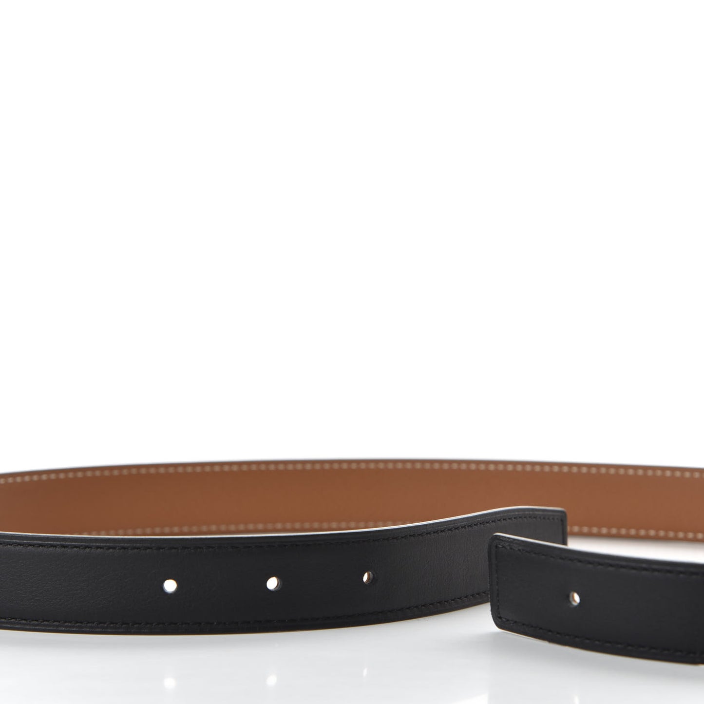 Swift Epsom 24mm Belt Strap 80 Black Gold