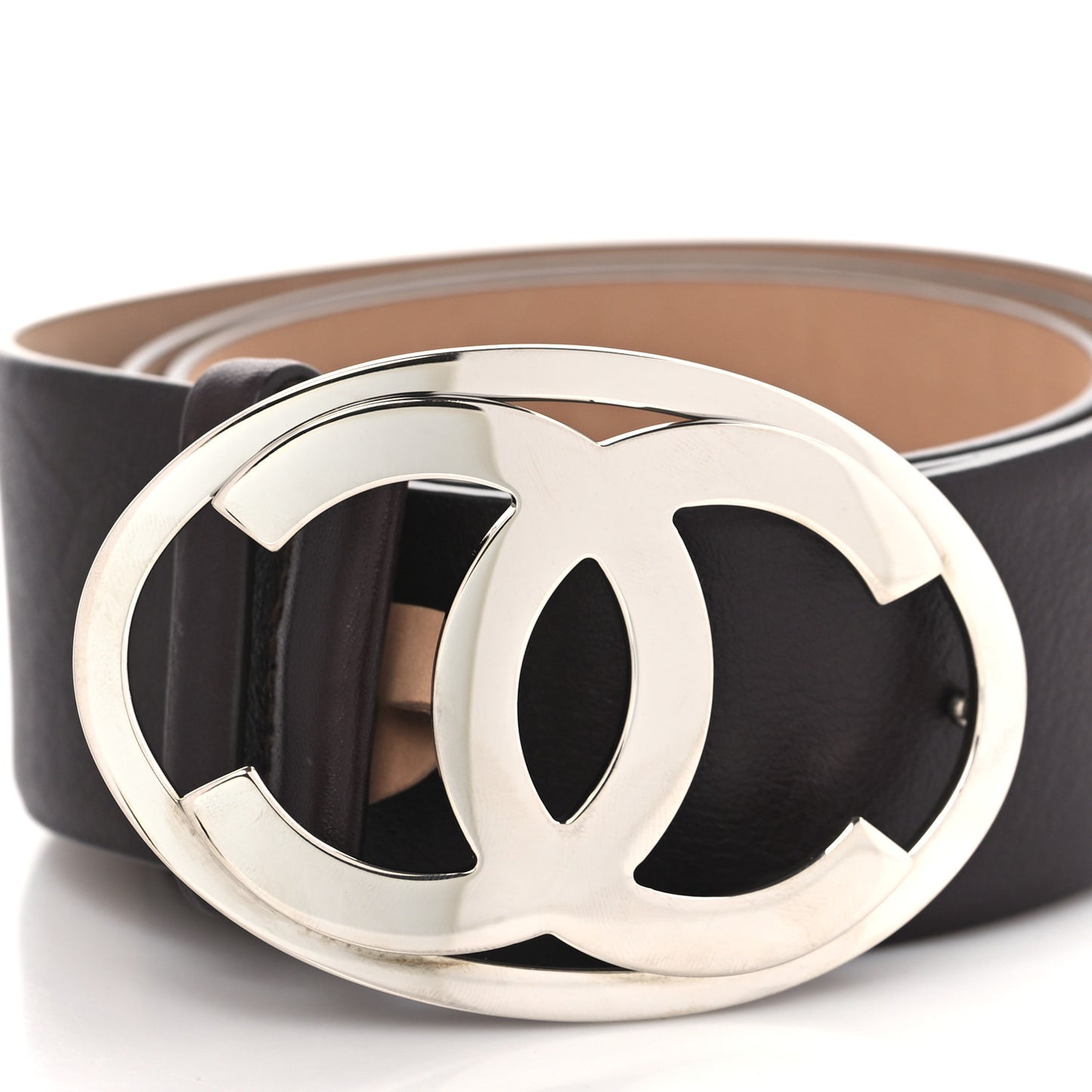 Calfskin CC Belt 95 38 Brown