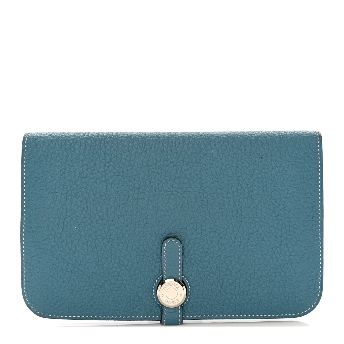 Togo Dogon Duo Wallet Bleu Jean