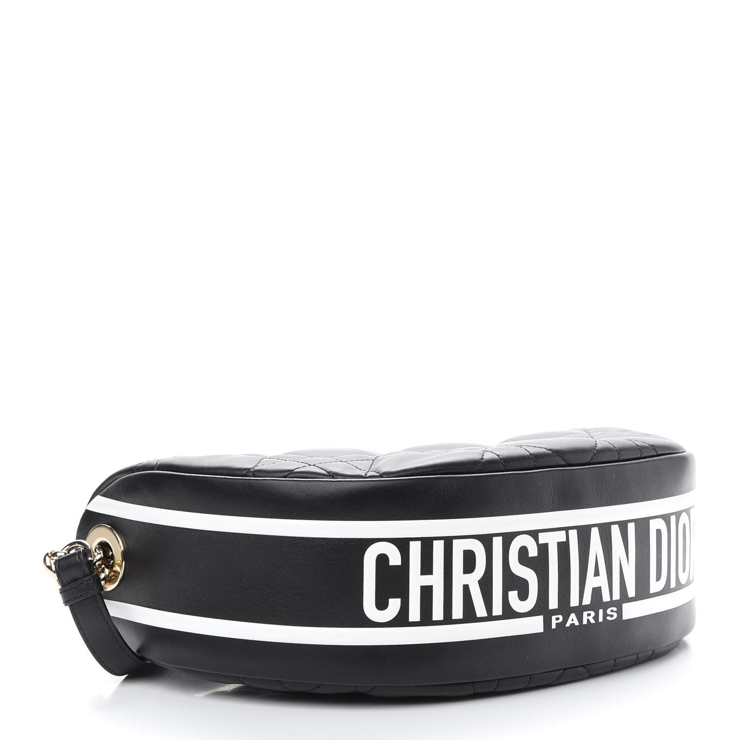 Lambskin Cannage Medium Dior Vibe Hobo Bag Black