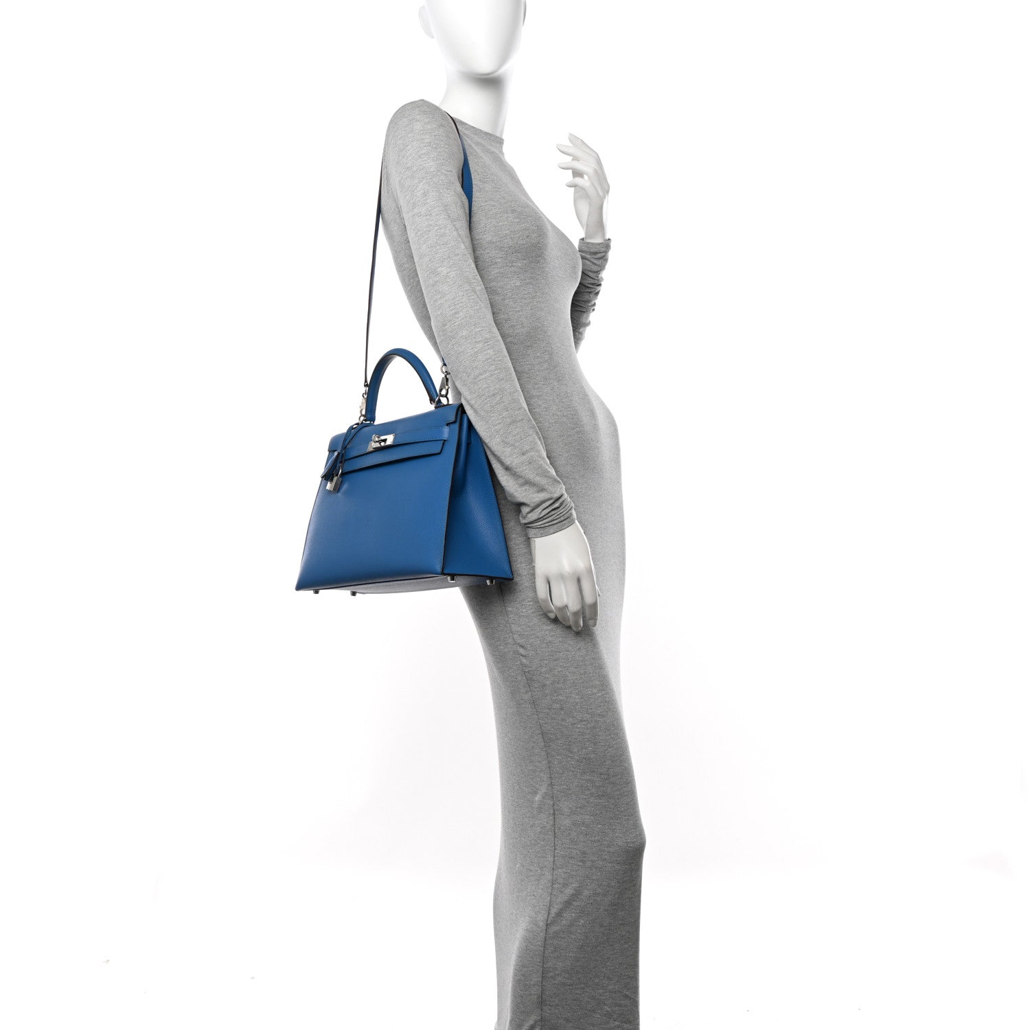 Hermes Epsom Kelly Sellier 32 Mykonos 3 of 13