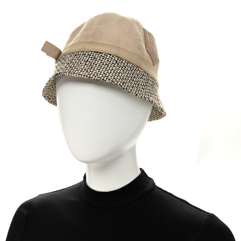 Tweed Bucket Hat 57 Beige