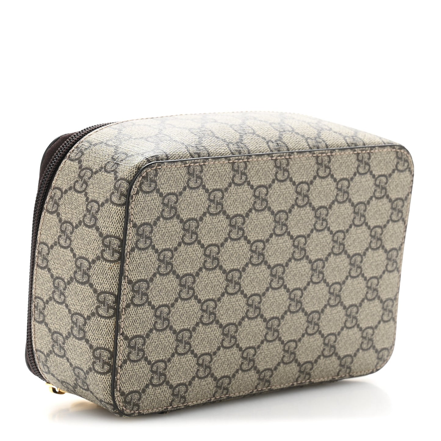 GG Supreme Monogram Mini Packing Cube Beige Ebony New Acero