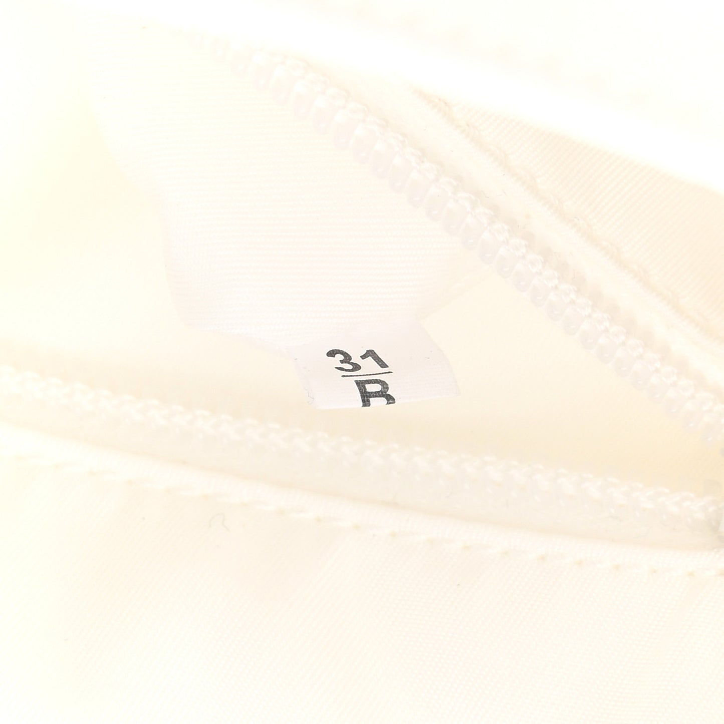 Re-Nylon Vitello Padded Small Flap Shoulder Bag White