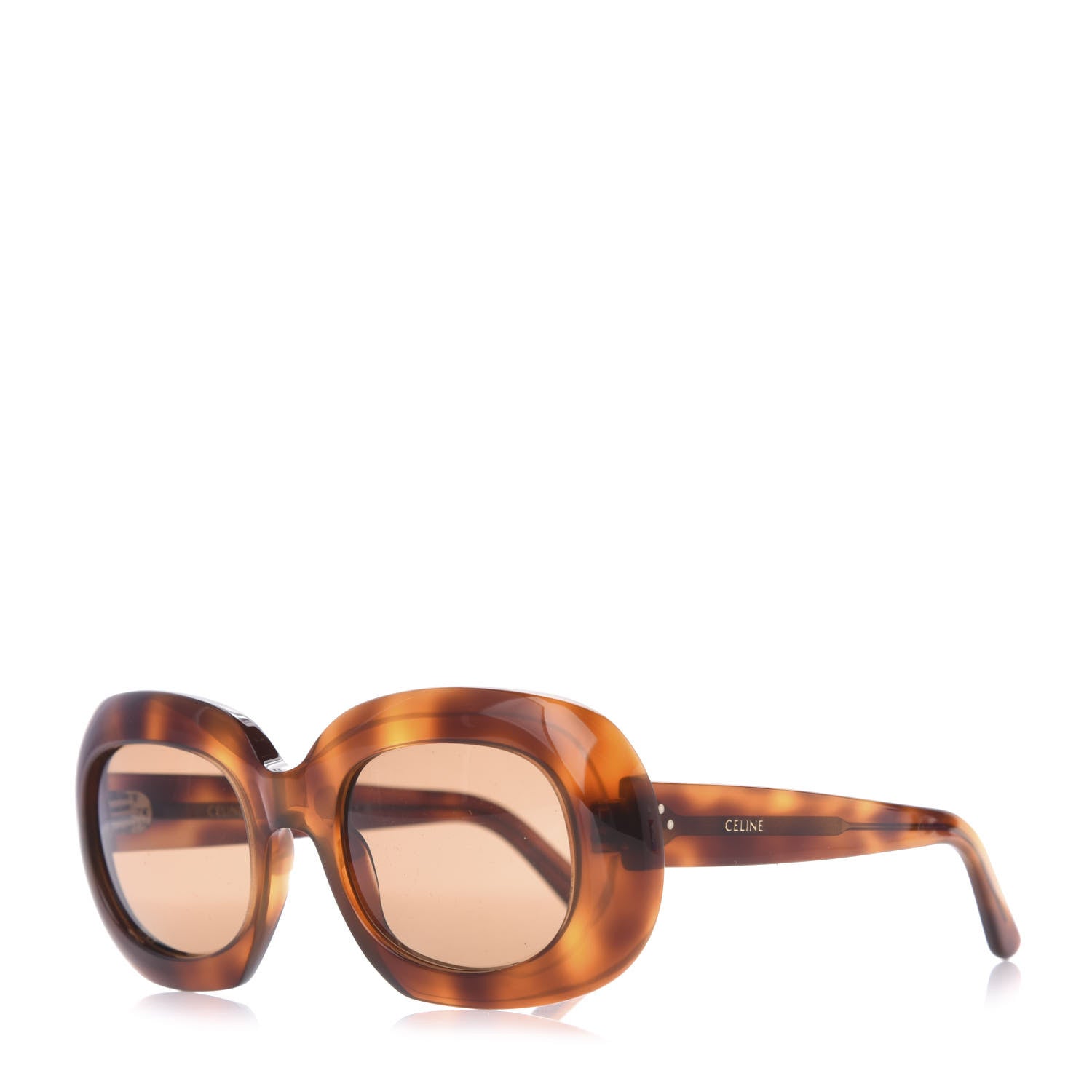 Celine Brown Tortoise Oval Sunglasses Buy Celine Brown Tortoise Triomphe CL40271I Oval Sunglasses  main image 2