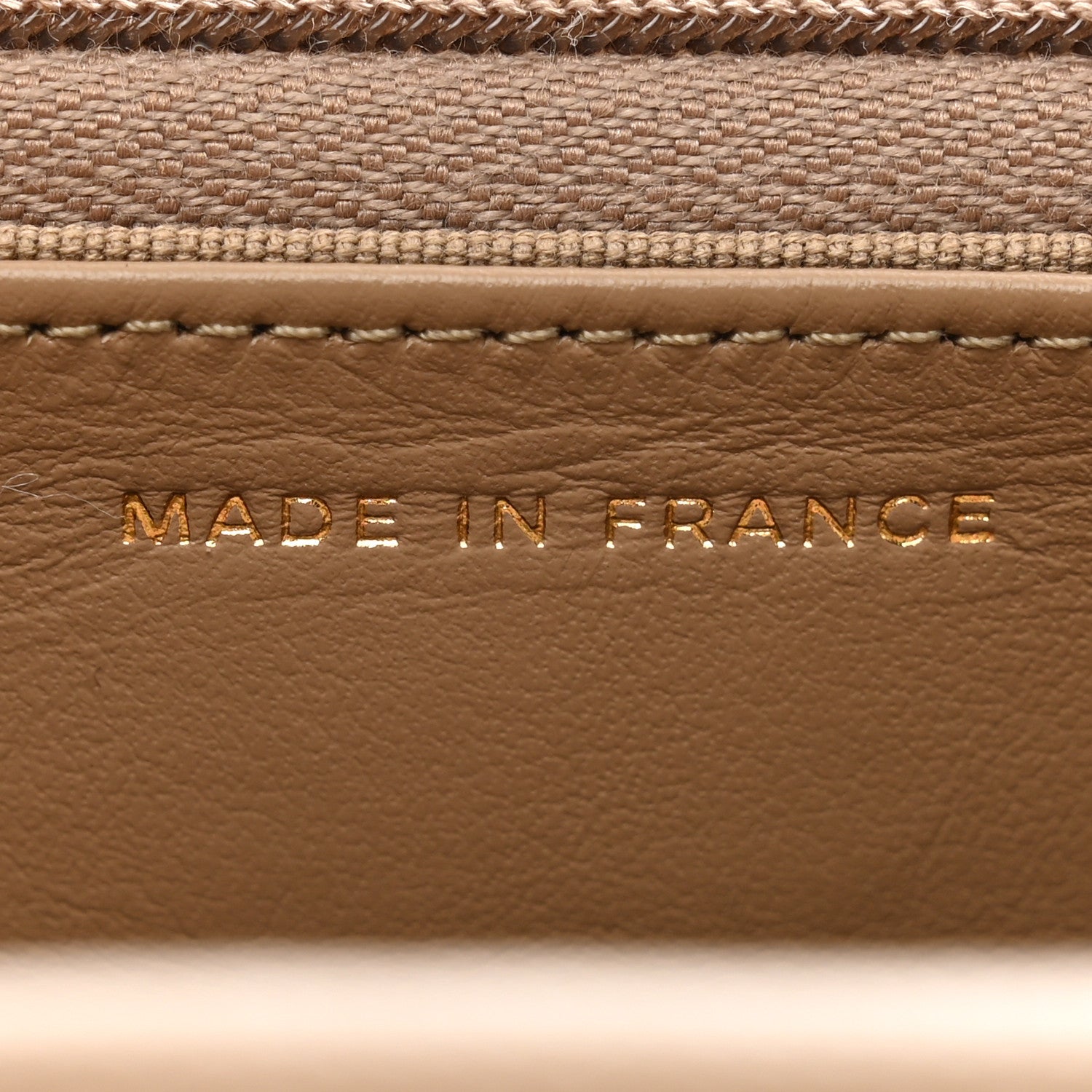 Chanel Caviar Quilted Wallet on Chain WOC Dark Beige 7 of 11