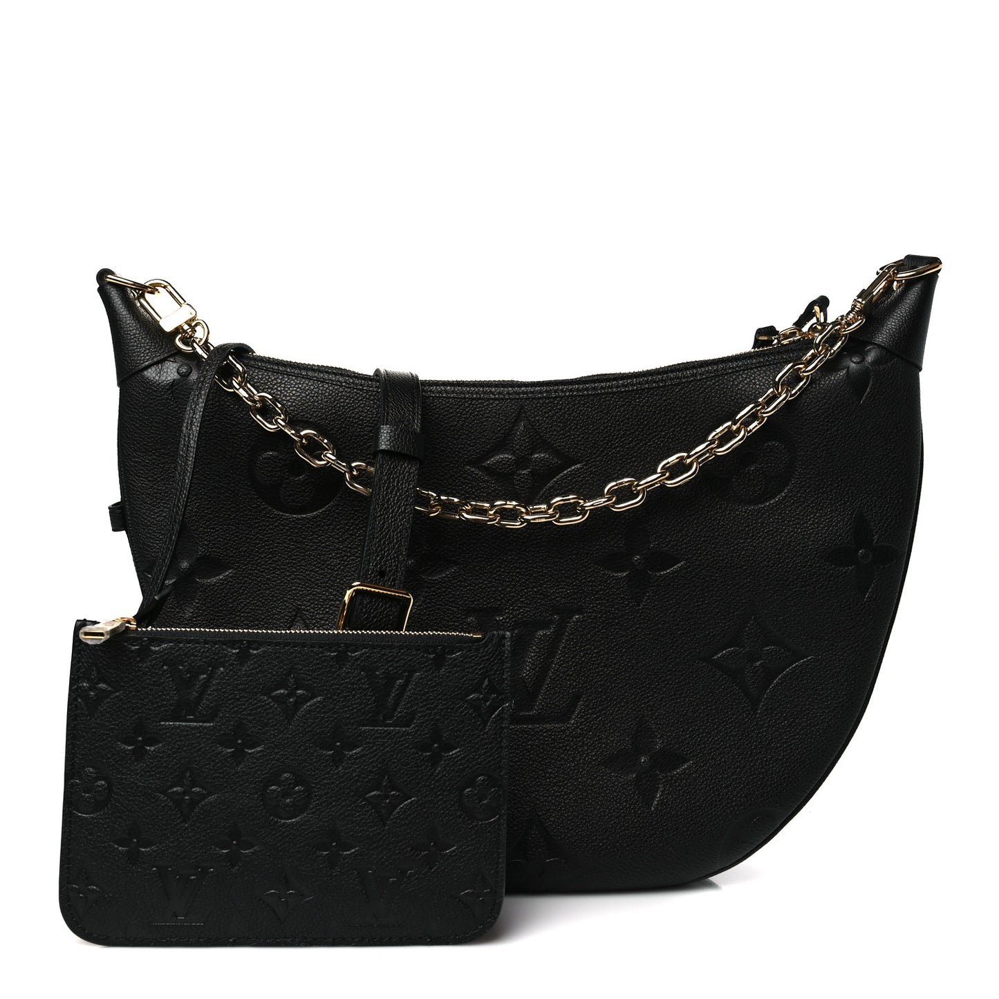 Empreinte Monogram Giant Loop Hobo Black
