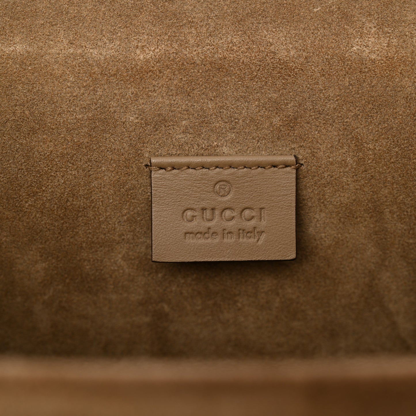 GG Supreme Monogram Medium Dionysus Shoulder Bag Taupe