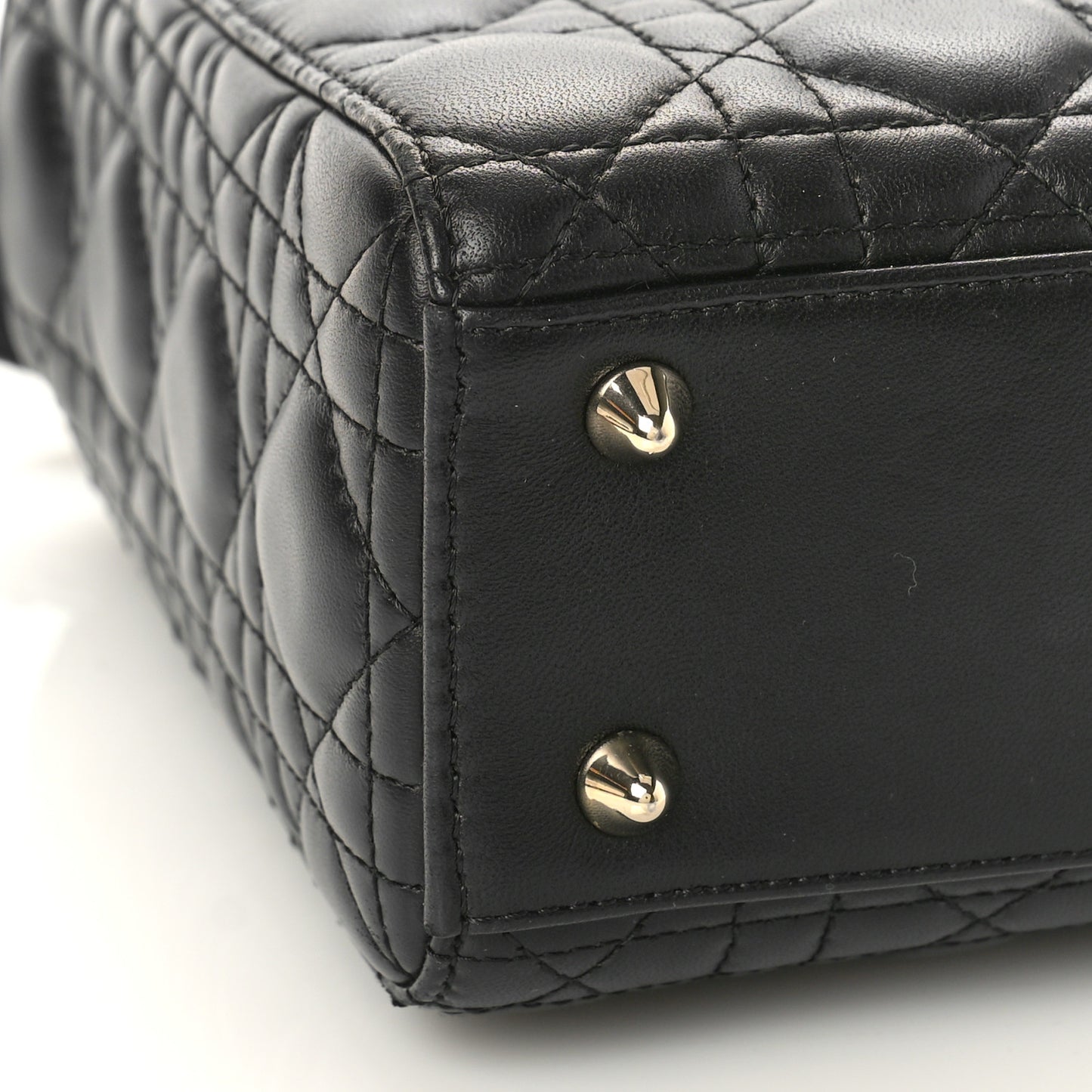 Lambskin Cannage Small My ABCDior Lady Dior Black