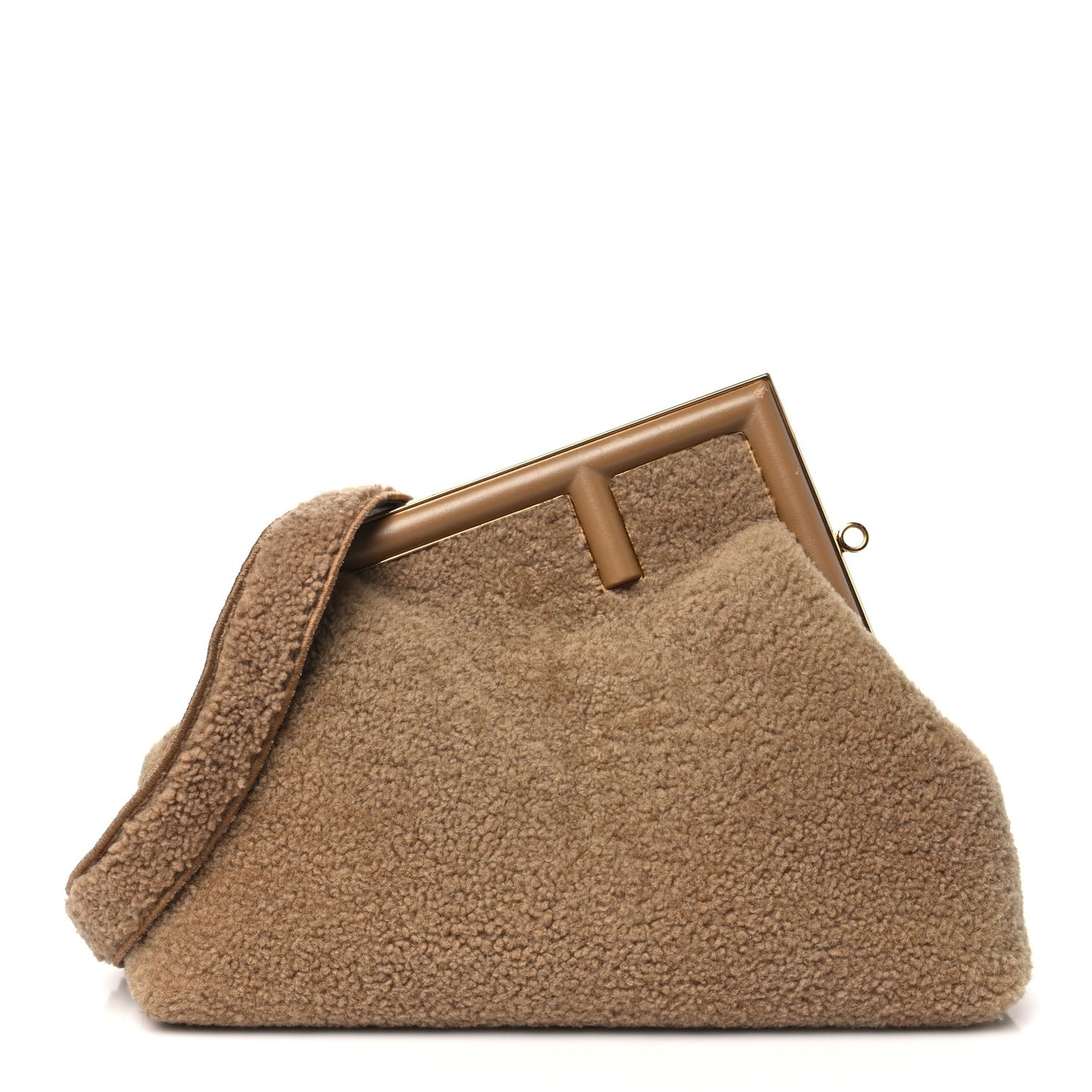 Shearling Medium Fendi First Camel