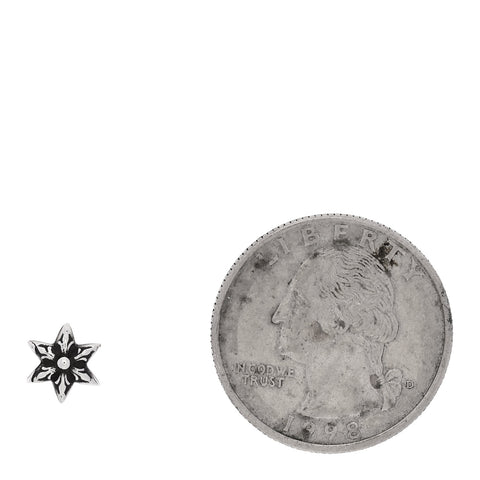 Sterling Silver Star Single Stud Earring