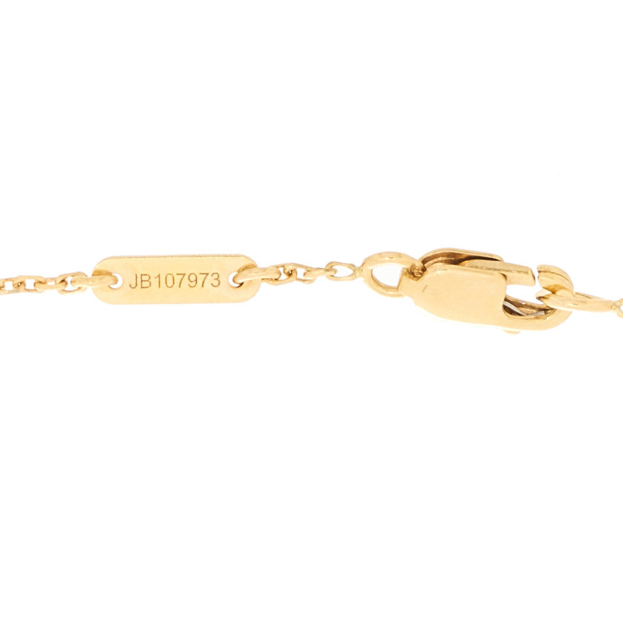 18K Yellow Gold Mother of Pearl Sweet Alhambra Bracelet