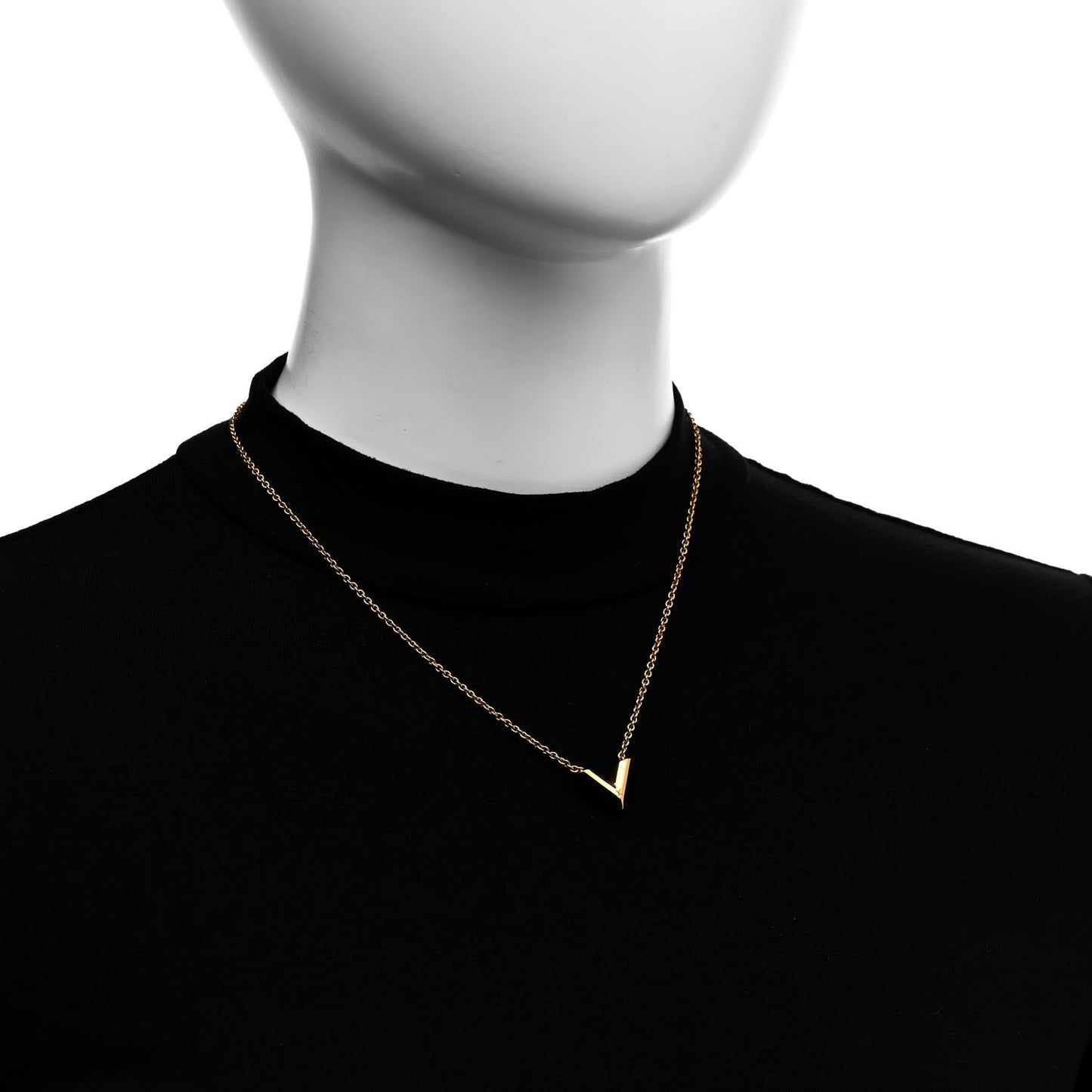 Essential V Necklace Rose Gold