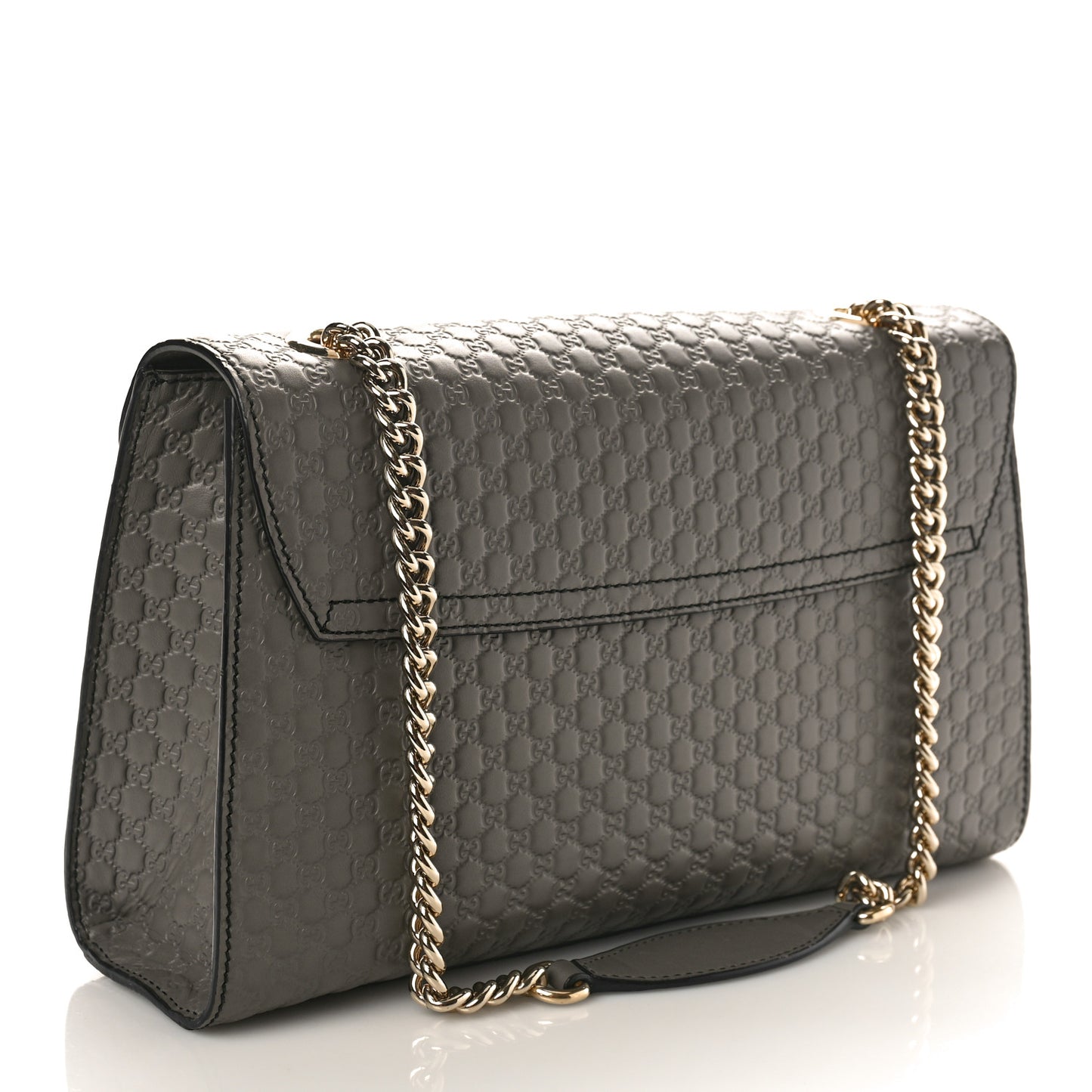 Soft Microguccissima Medium Emily Chain Shoulder Bag Loess