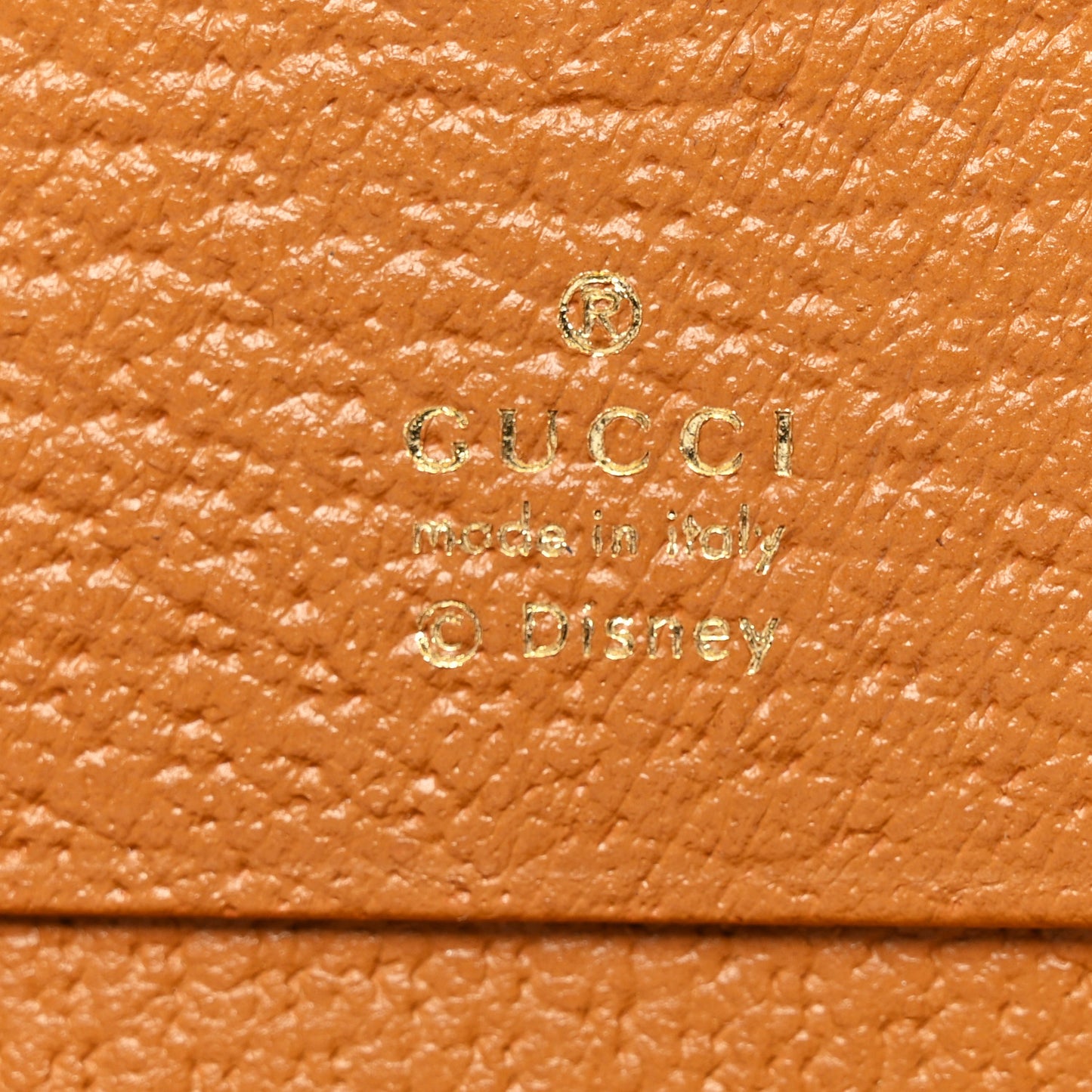 X DISNEY Mini Vintage GG Supreme Monogram Mickey Mouse Card Holder Wallet Beige Vintage Sun Oil