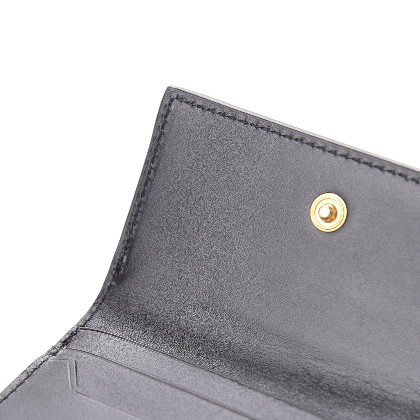 Calfskin Trifold Wallet Black
