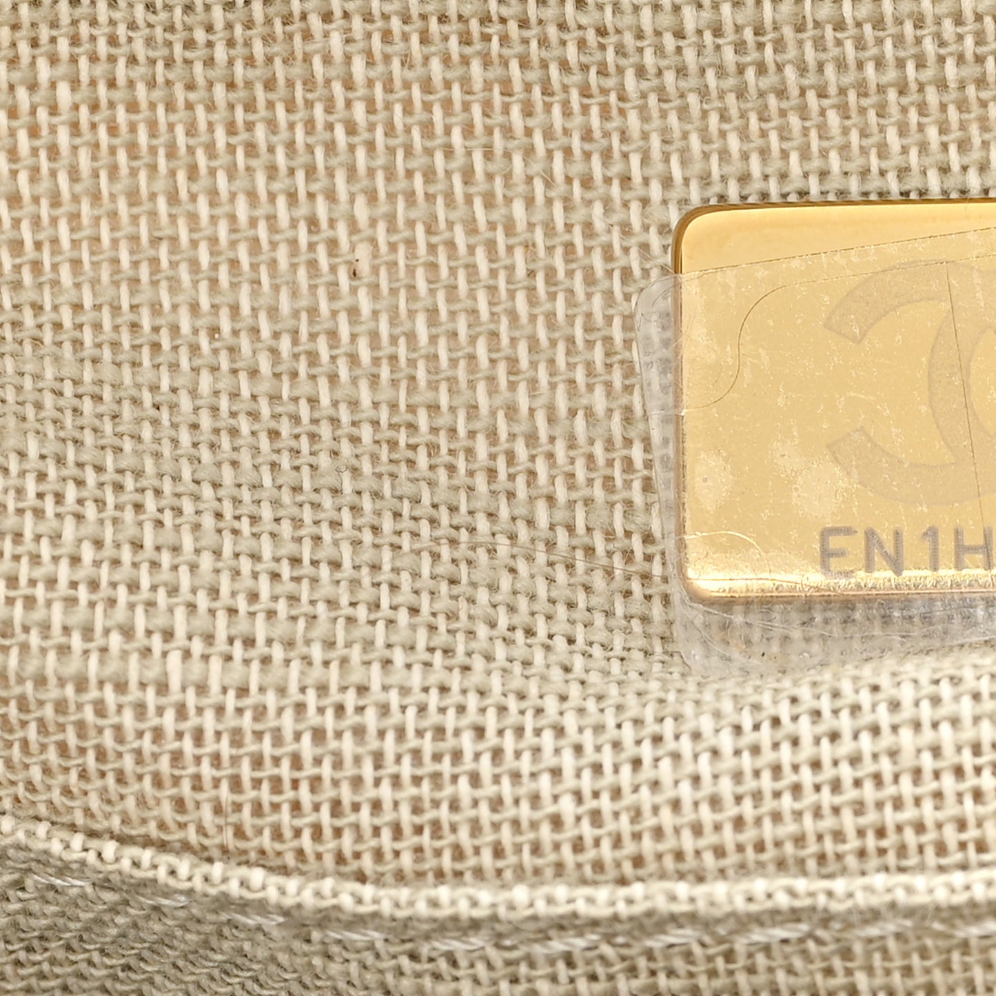 Mixed Fibers Medium Deauville Tote Beige
