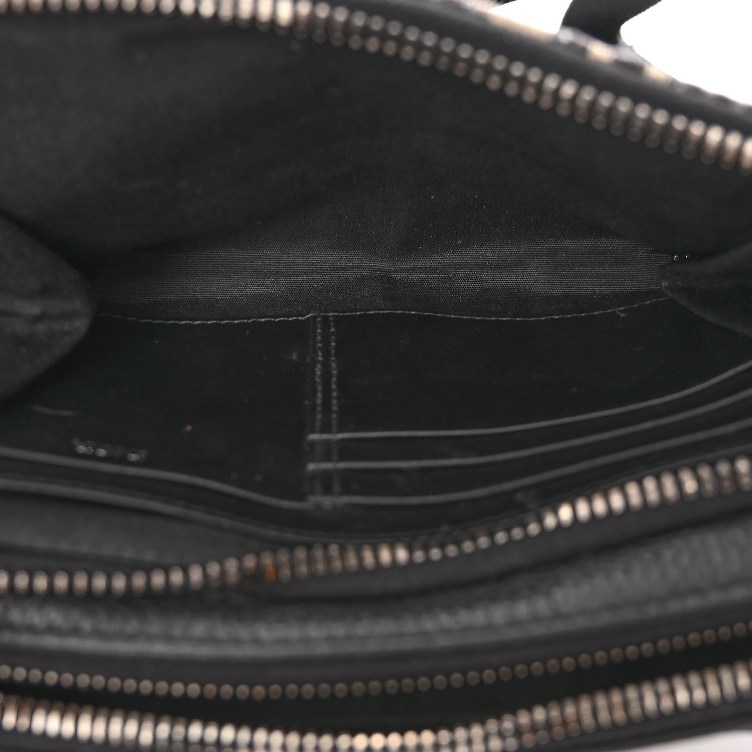 Christian Dior Oblique Pouch Beige Black 5 of 10