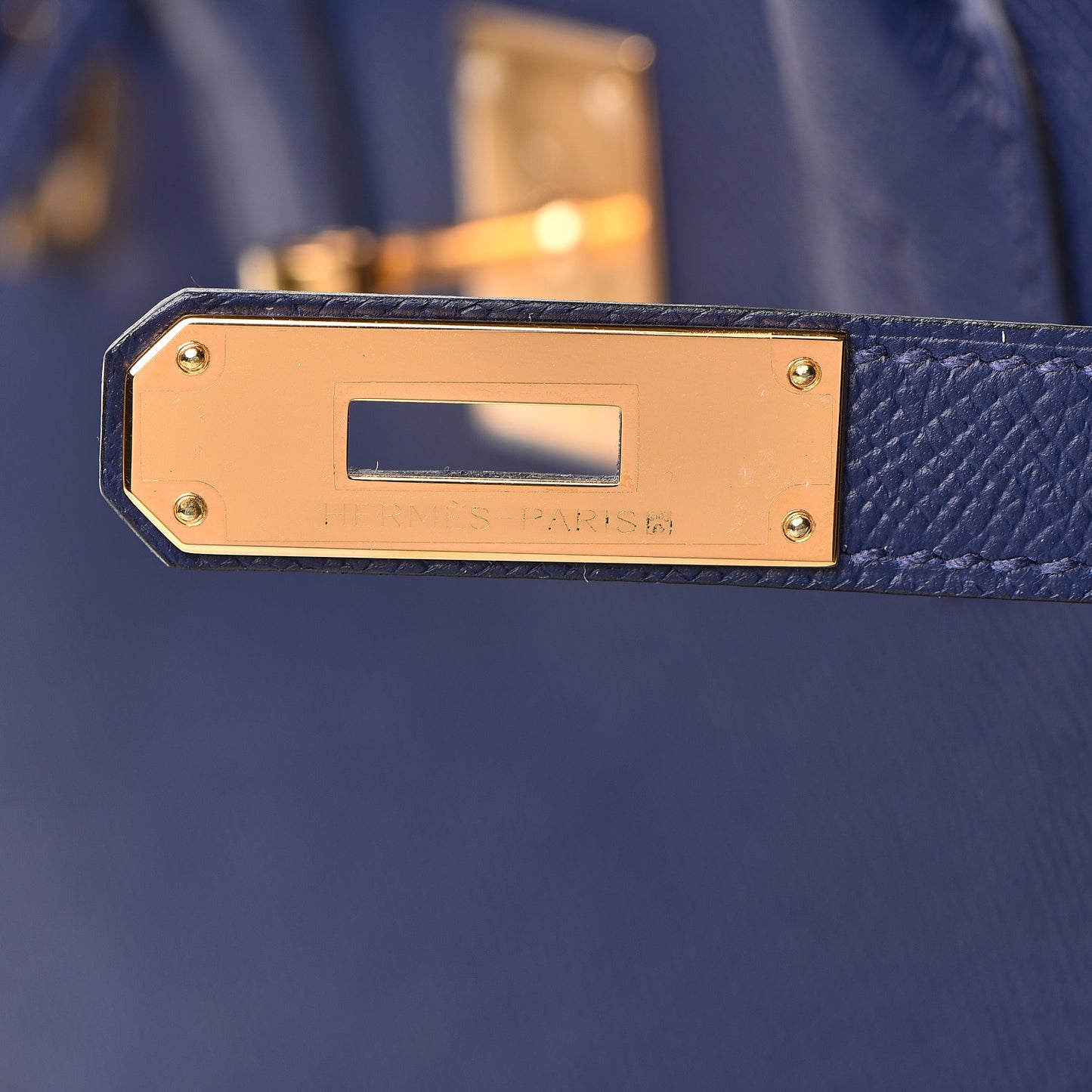 Epsom Birkin 30 Bleu Saphir
