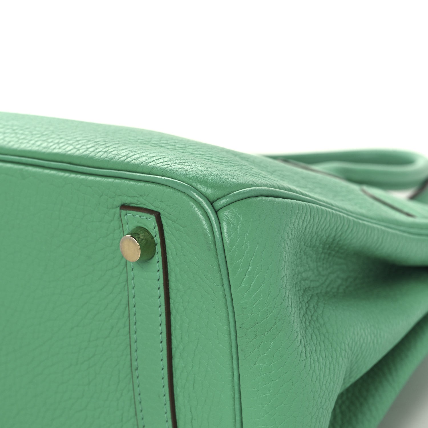 Hermes Taurillon Clemence Birkin 30 Menthe 12 of 12