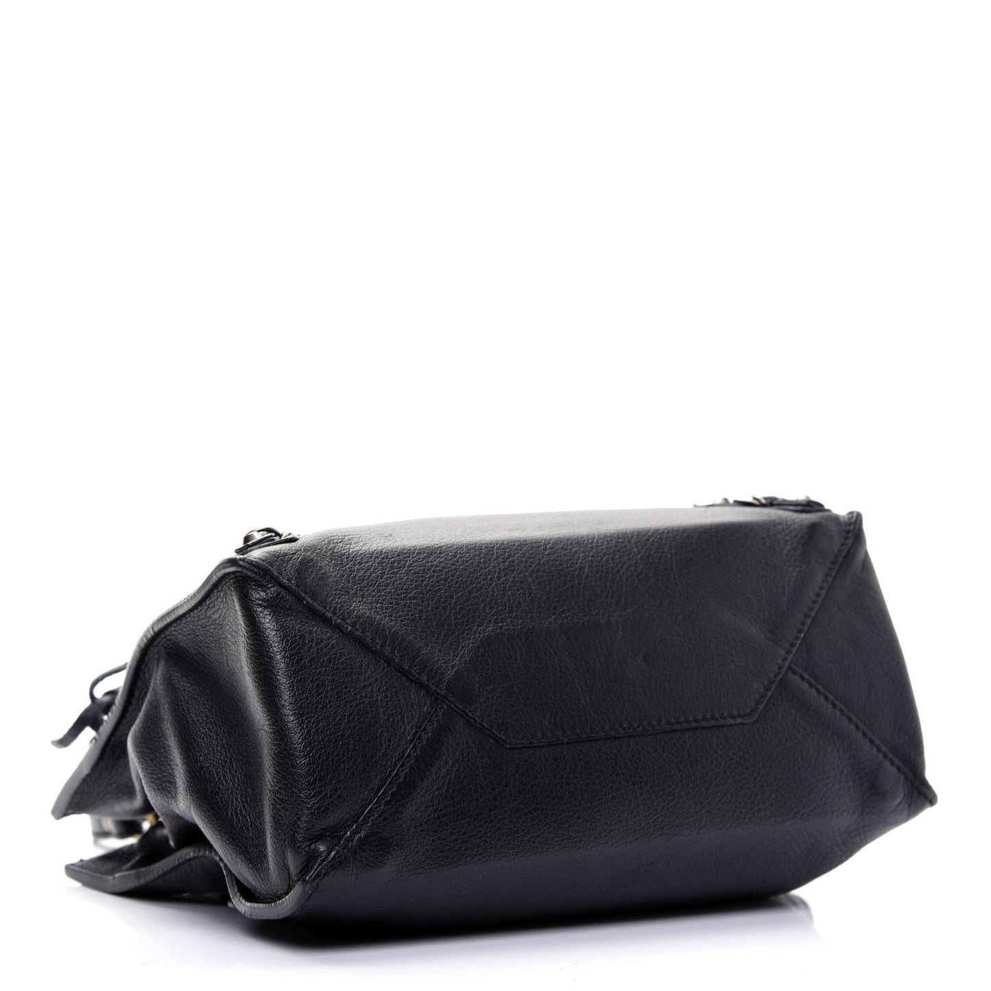 Calfskin Papier Mini A4 Tote Black