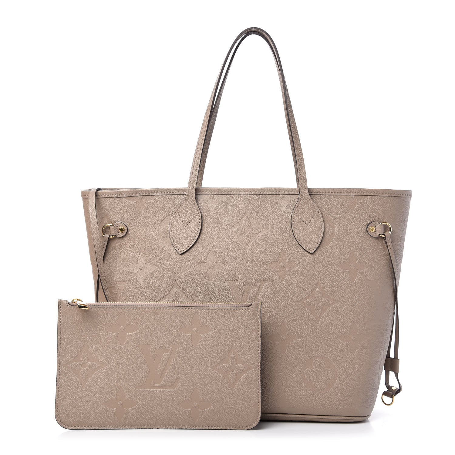 Louis Vuitton Empreinte Monogram Giant Neverfull MM Tourterelle 1 of 10