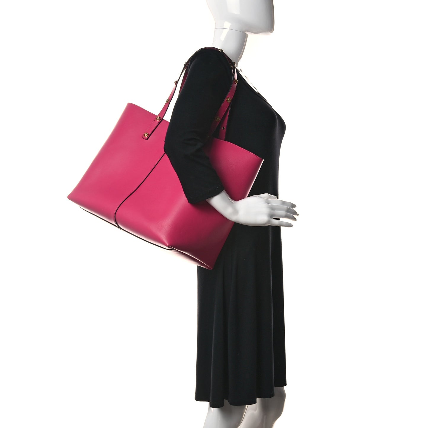 Calfskin Palazzo Tote Pink