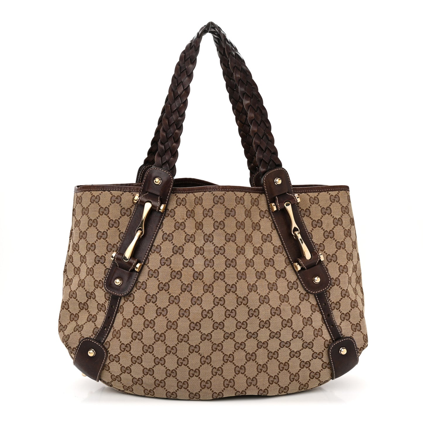 Monogram Medium Pelham Shoulder Bag Dark Brown