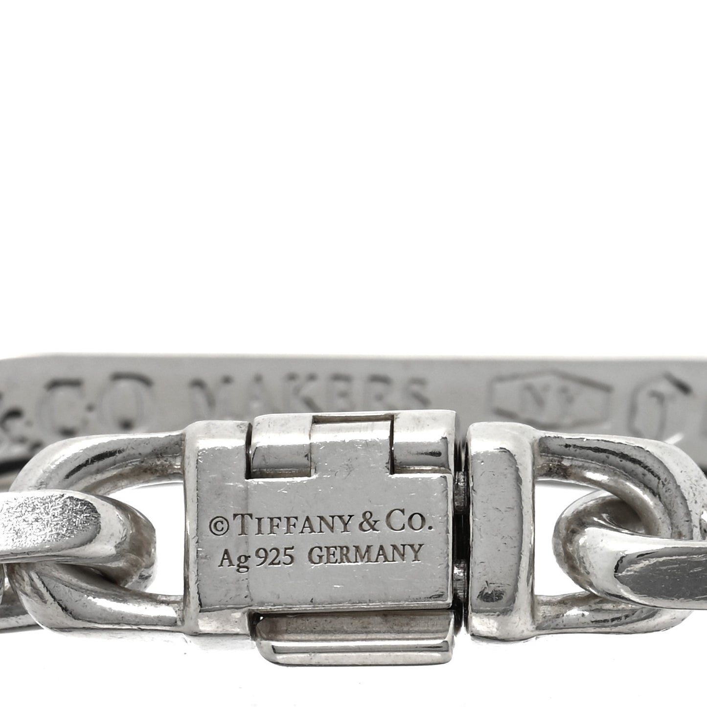 Sterling Silver 1837 Makers ID Chain Bracelet
