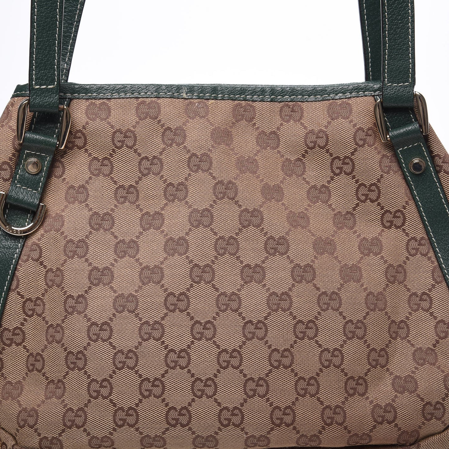 Monogram Medium Abbey Shoulder Bag Green