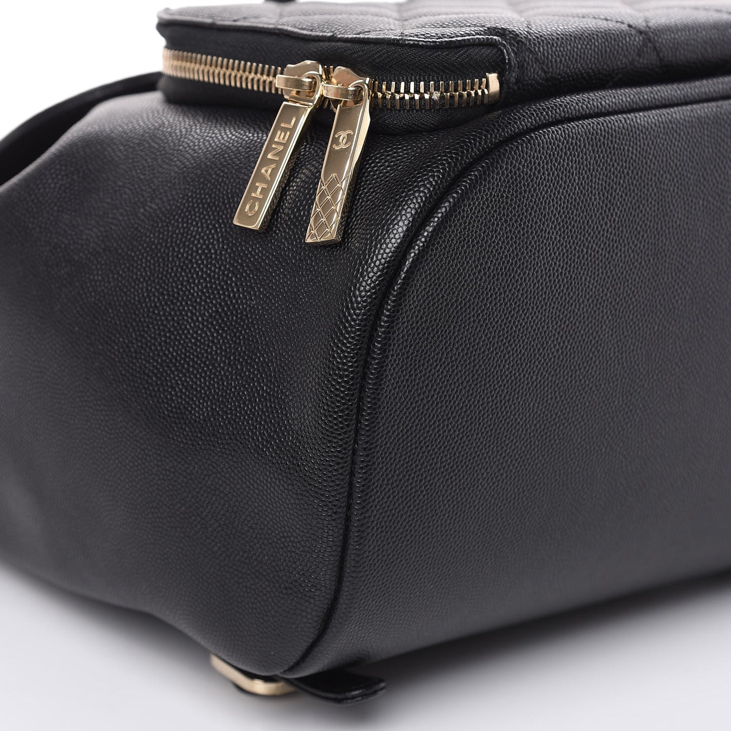 Caviar Quilted Business Affinity Backpack Black