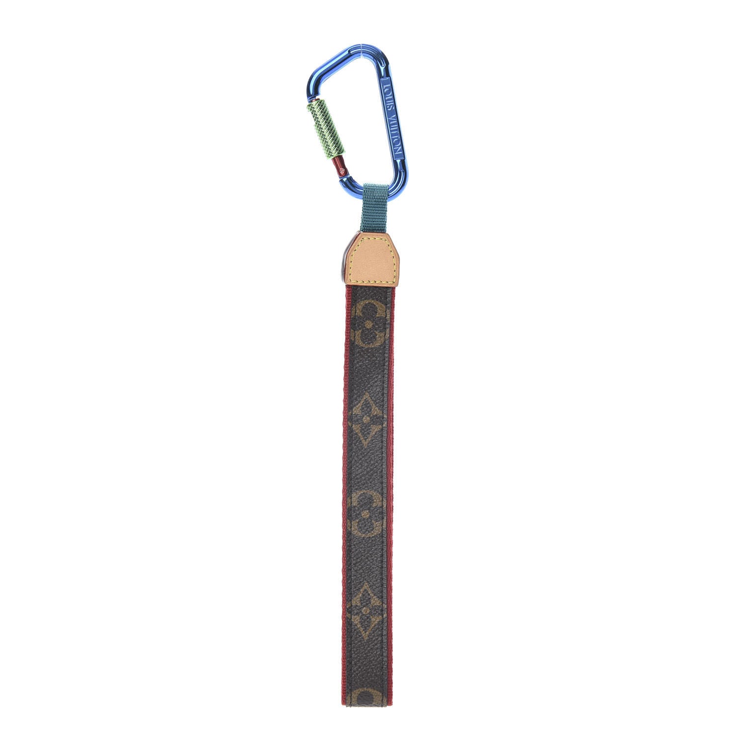 Louis Vuitton Monogram Outdoor Lanyard Bag Charm Key Holder 1 of 4