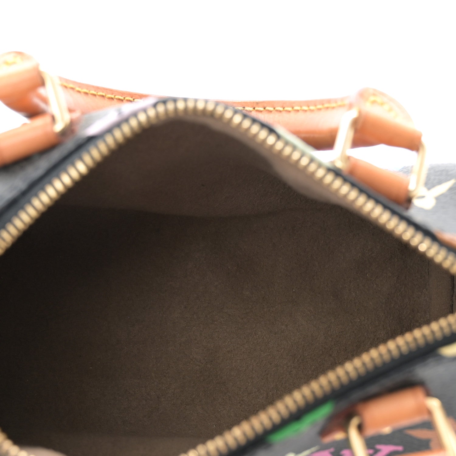 Louis Vuitton Monogram Multicolor Mini Sac HL Speedy Black 5 of 10