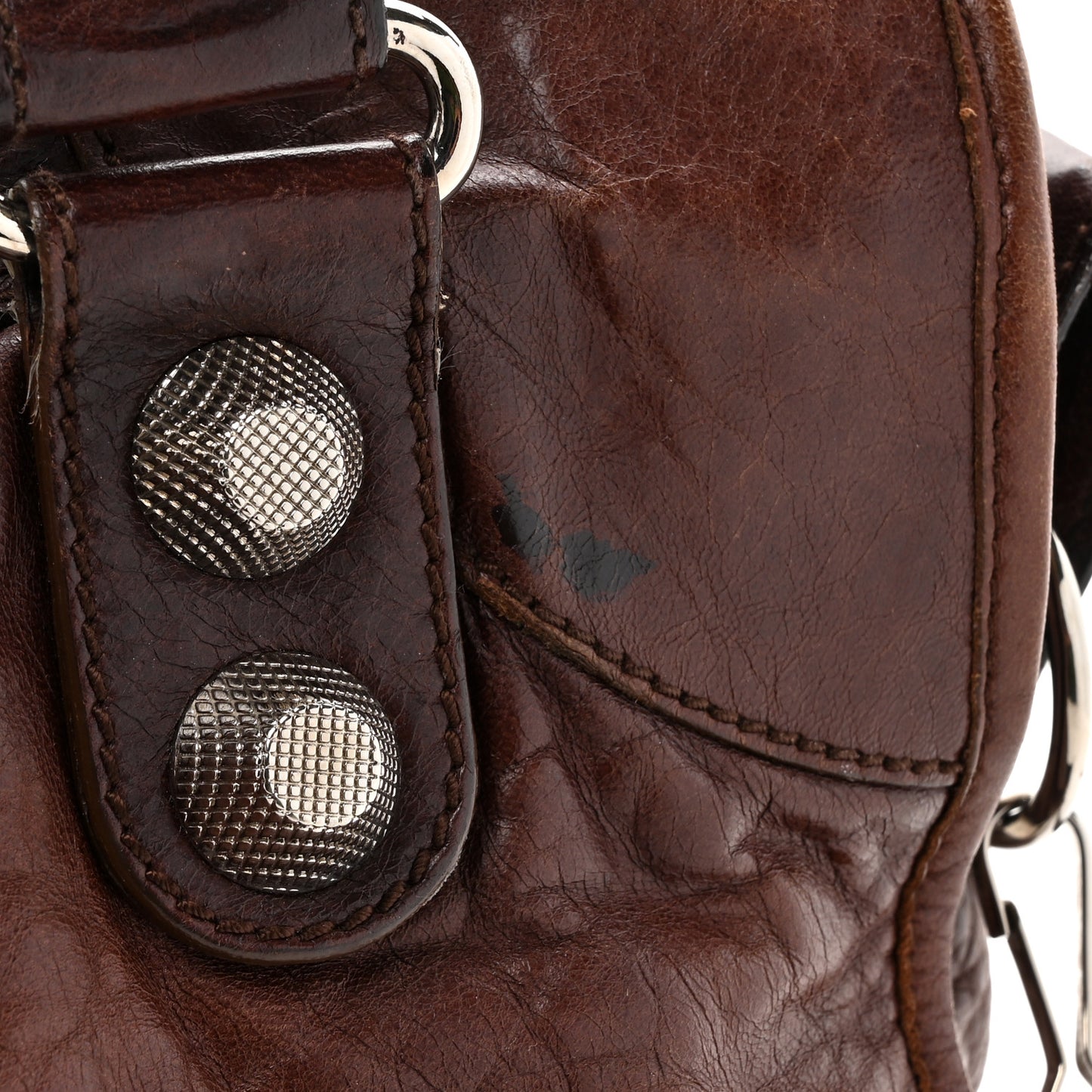 Agneau Giant 21 Silver Hardware City Castagna