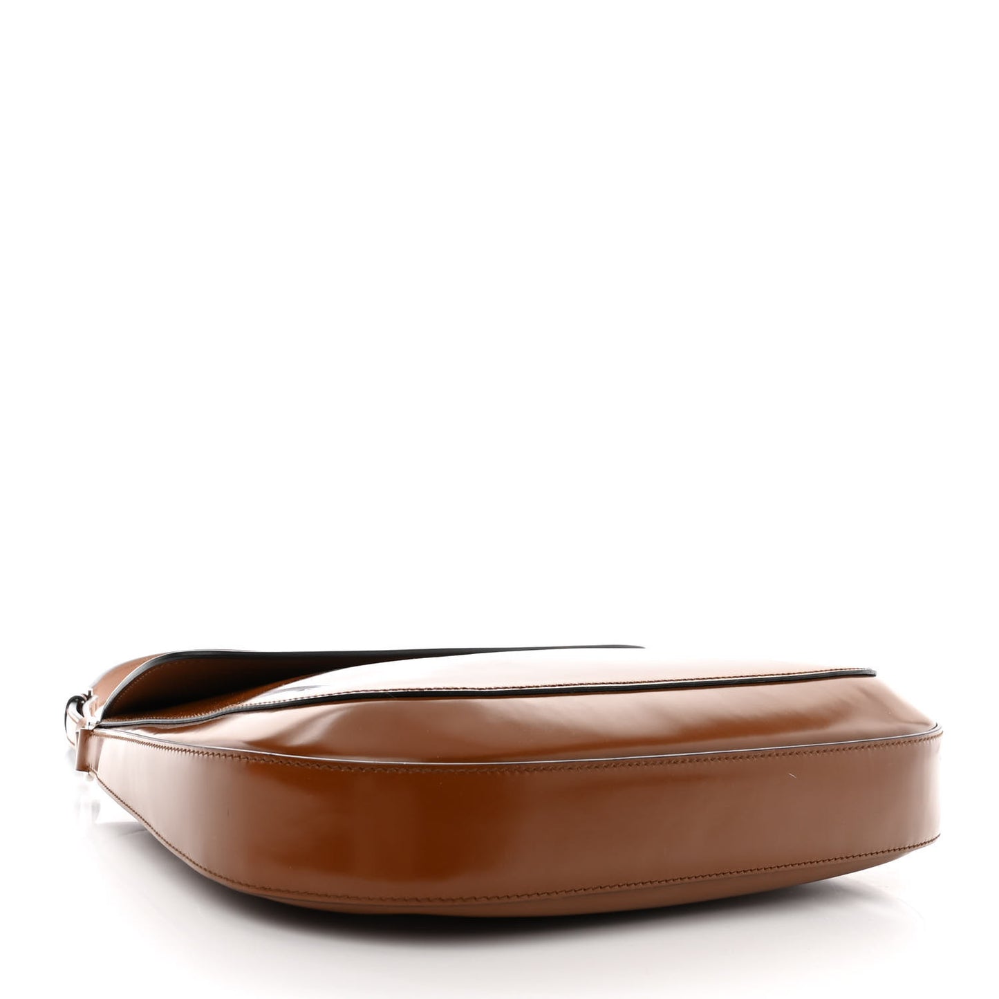 Spazzolato Cleo Flap Adjustable Strap Shoulder Bag Tobacco