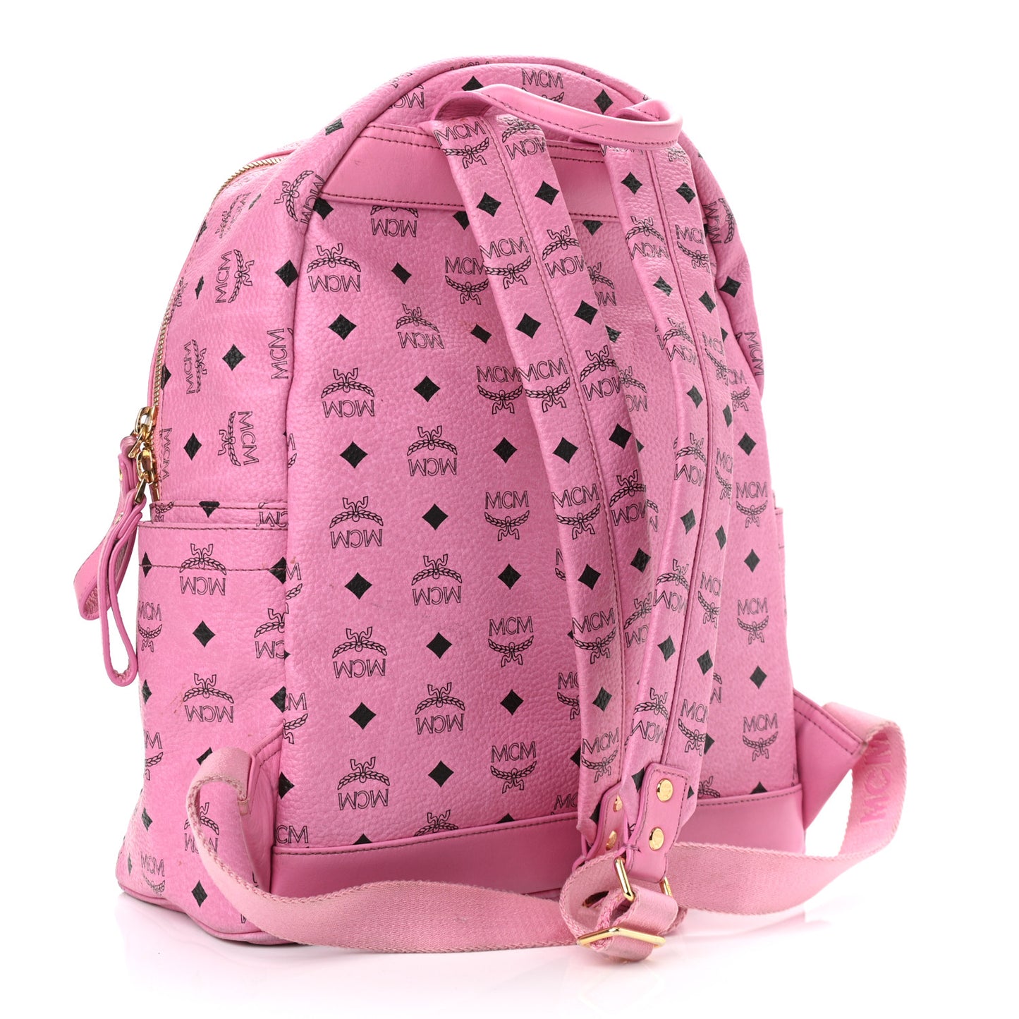 Visetos Medium Sprinkle Stud Stark Backpack Pink