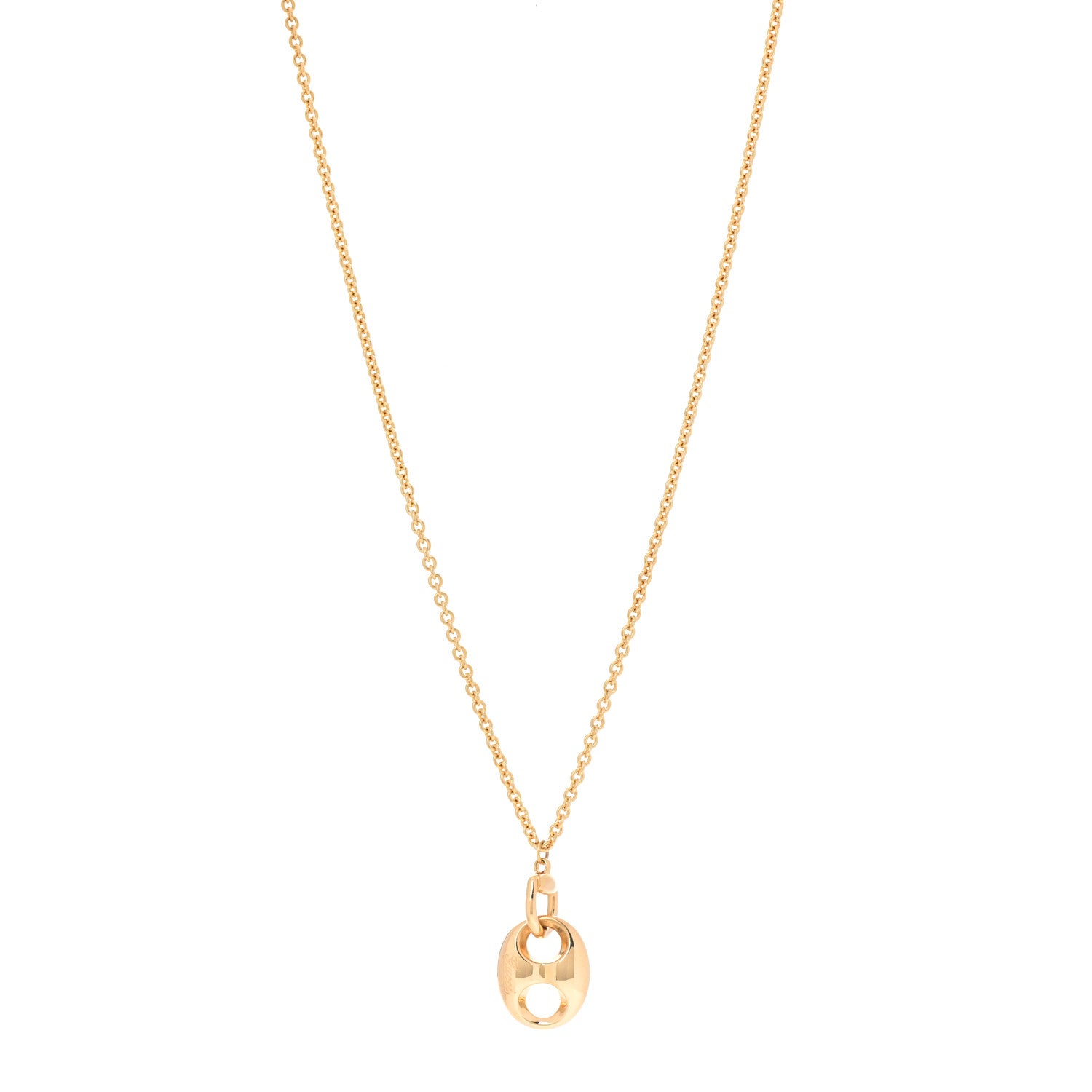 Gucci 18K Yellow Gold Marina Pendant Necklace 1 of 6