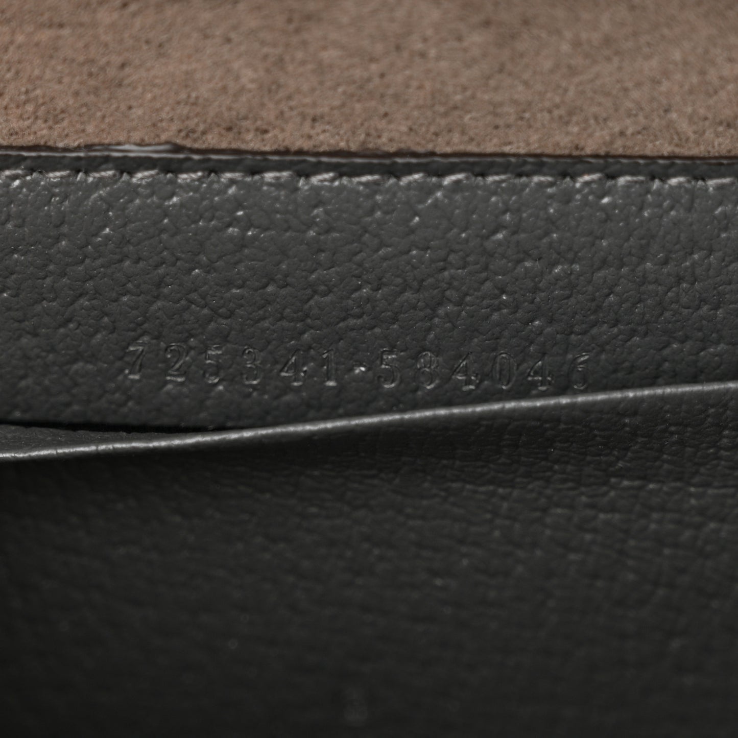 GG Supreme Monogram Textured Dollar Calfskin Mini New Basket Shoulder Bag Black Grey