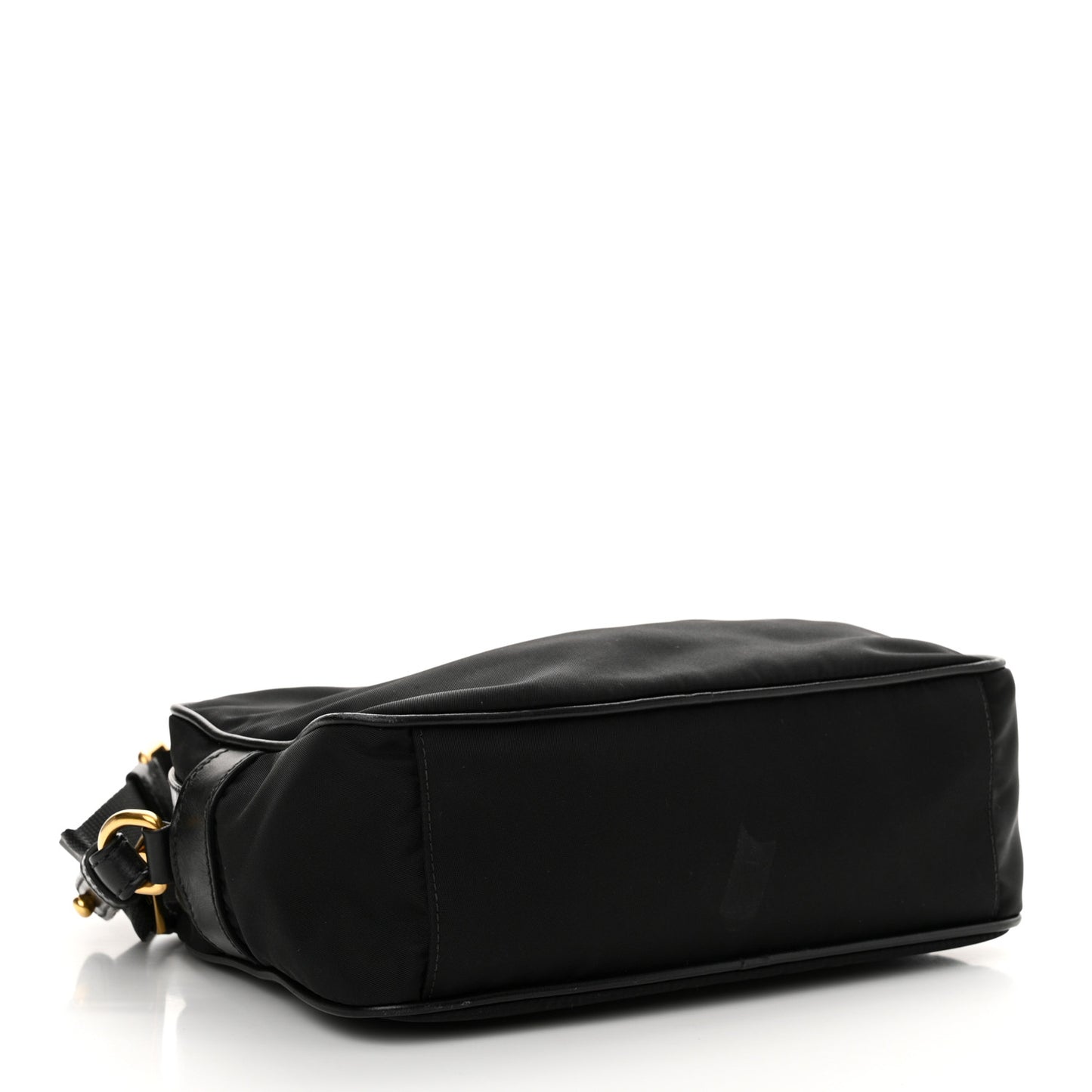 Tessuto Nylon Soft Calf Camera Bag Black