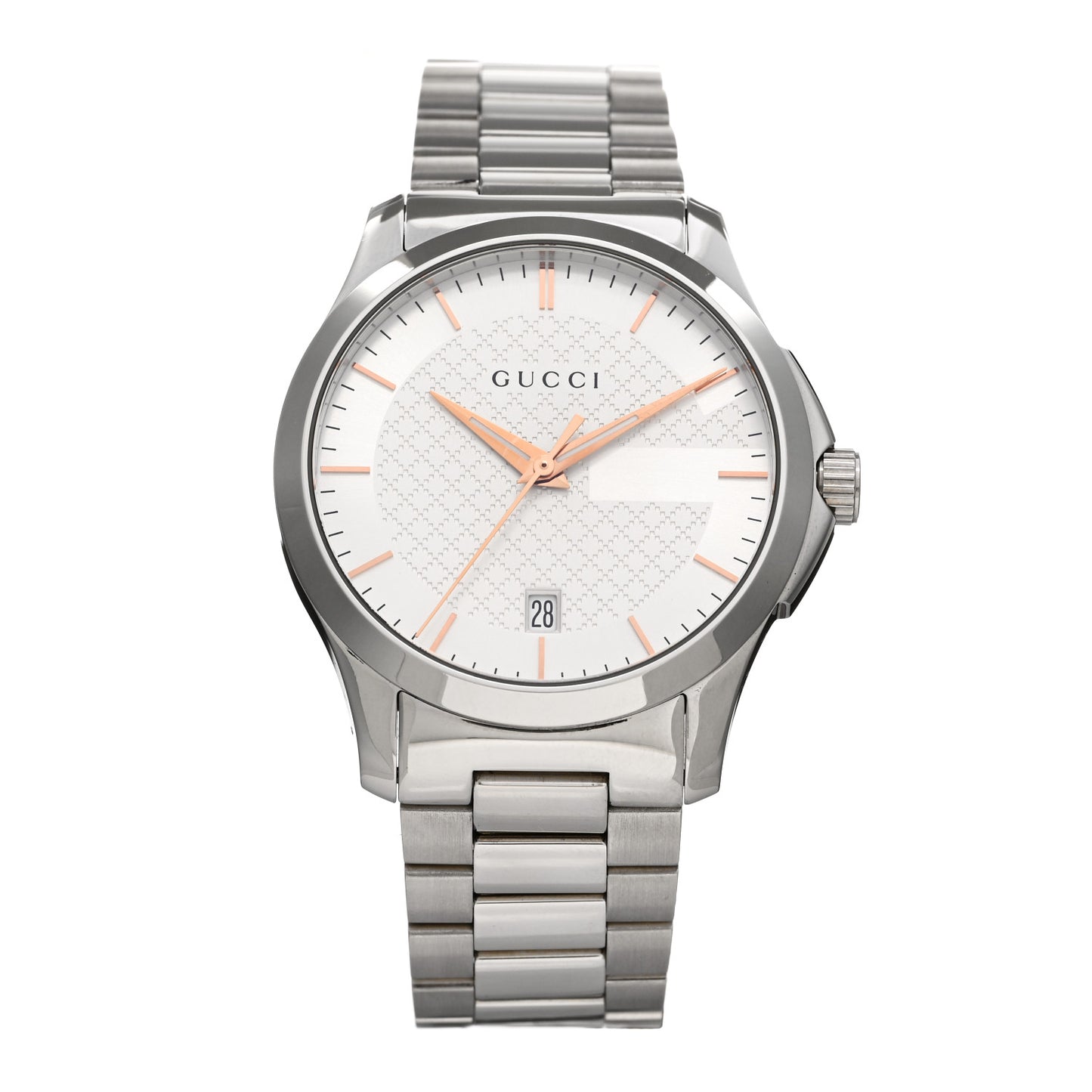 Stainless Steel 38mm G-Timeless Diamante Quartz Watch