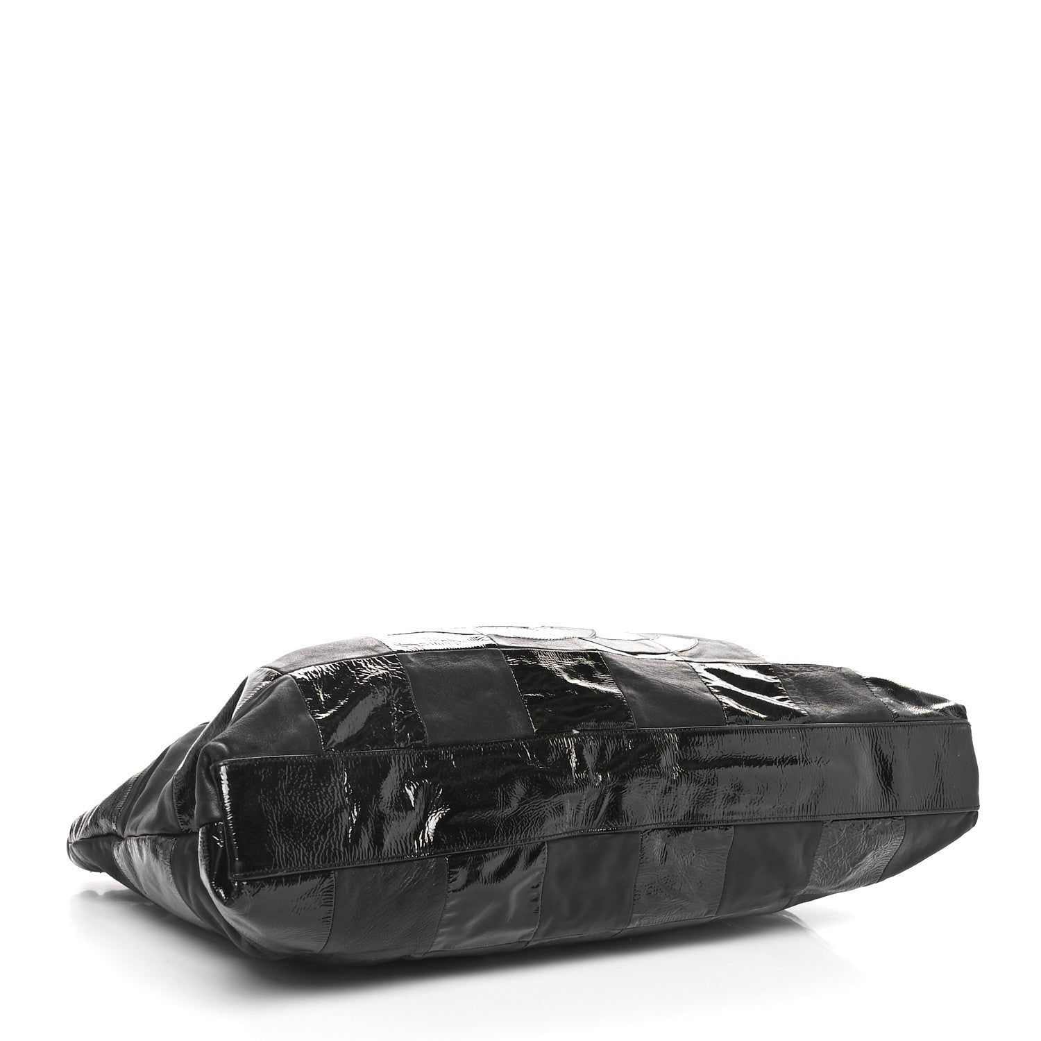 Chanel Patent Patchwork Large Brooklyn Tote Black 4 of 10